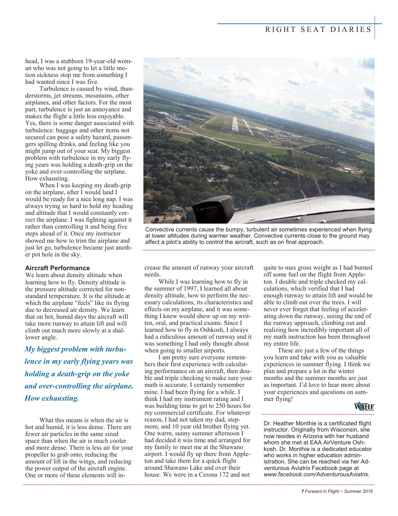 Forward in Flight - Summer 2016 -  Page9