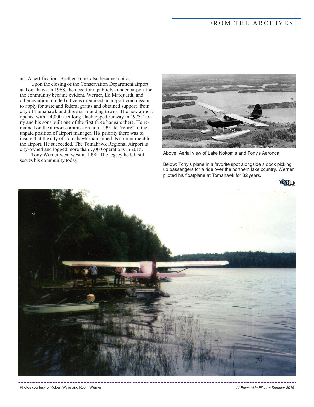 Forward in Flight - Summer 2016 -  Page13