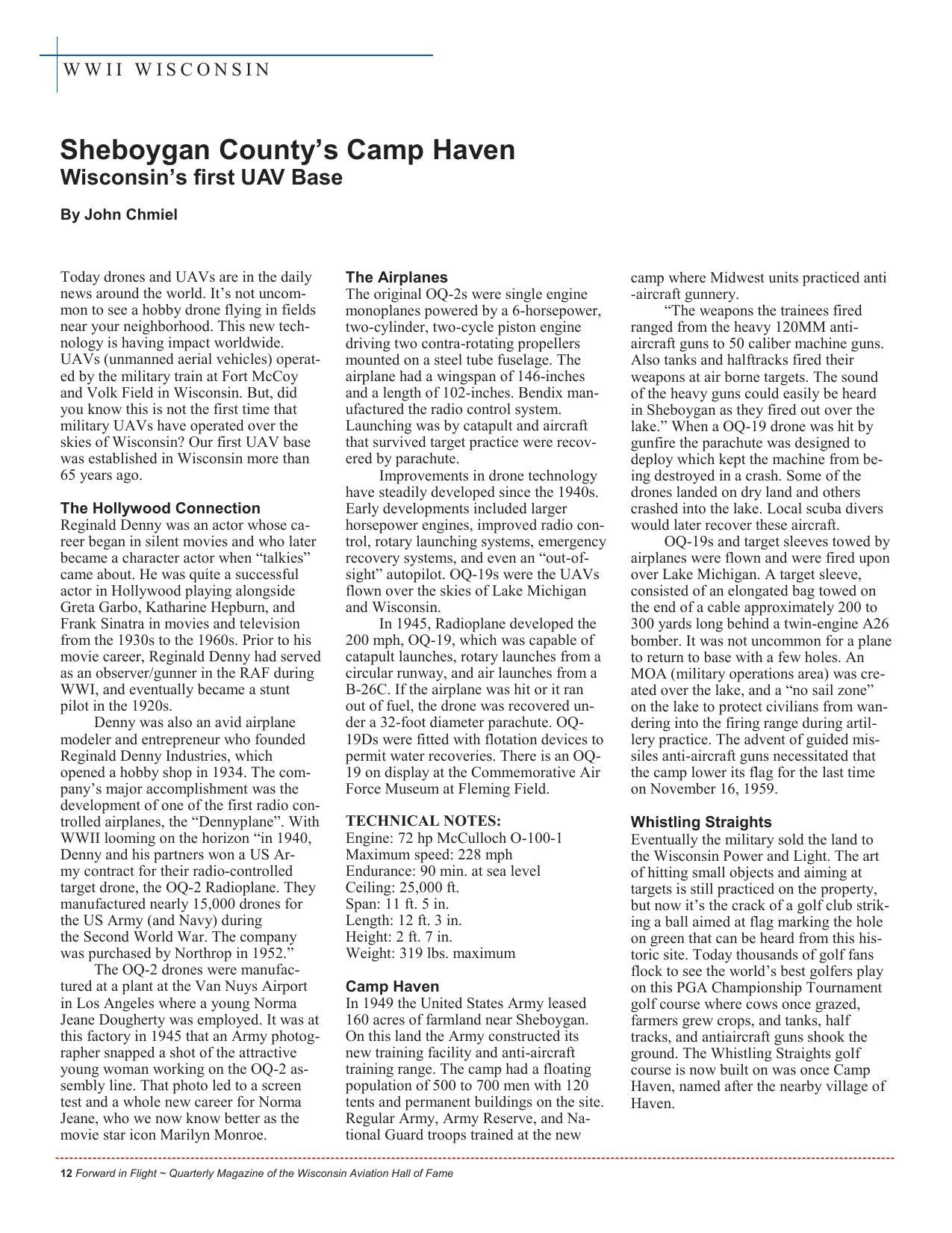 Forward in Flight - Summer 2016 -  Page14