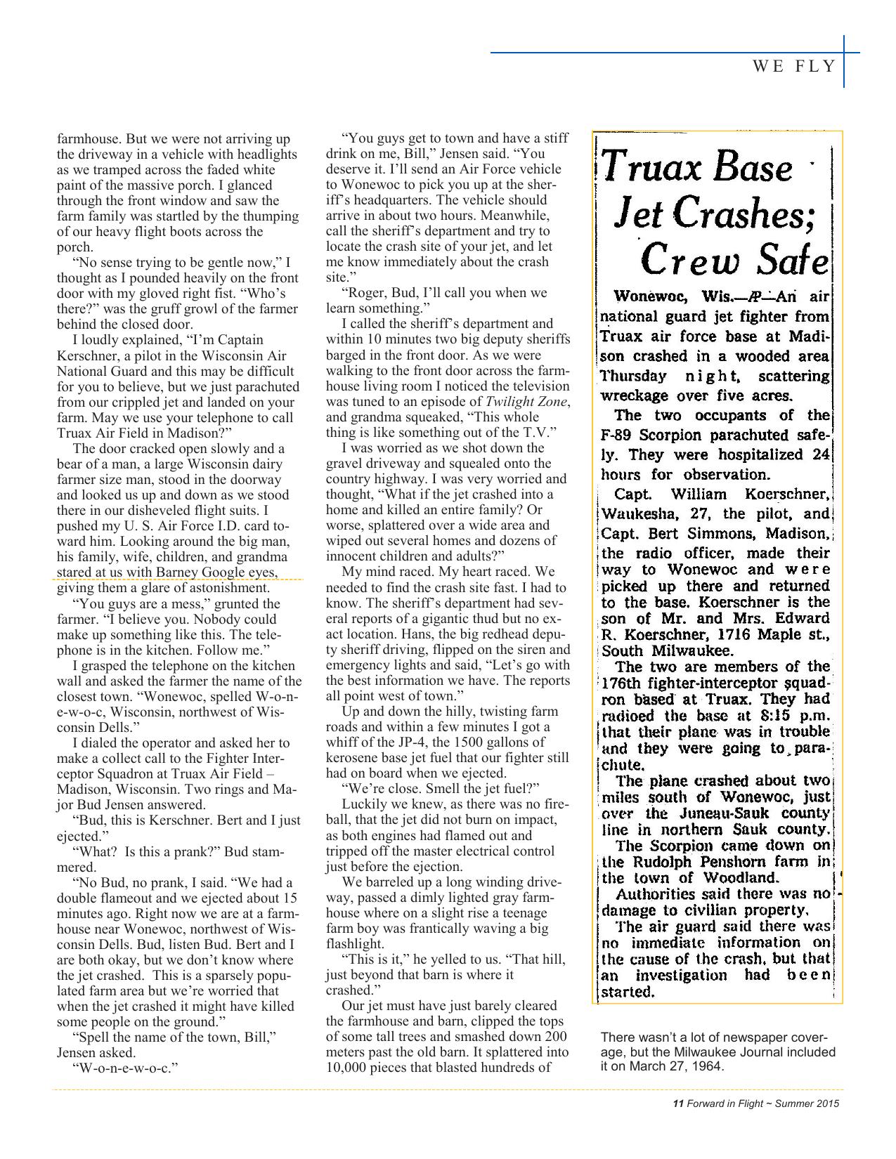 Forward in Flight - Fall 2015 -  Page13