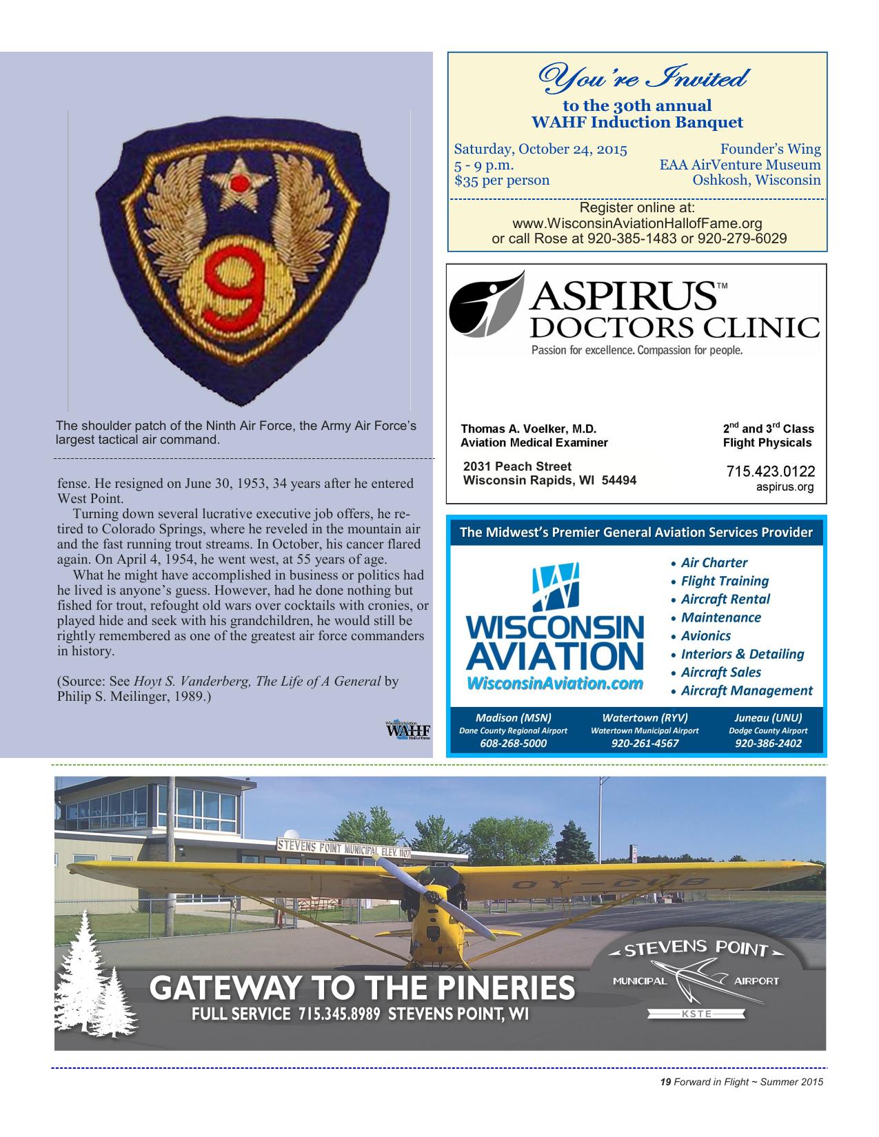 Forward in Flight - Fall 2015 -  Page21