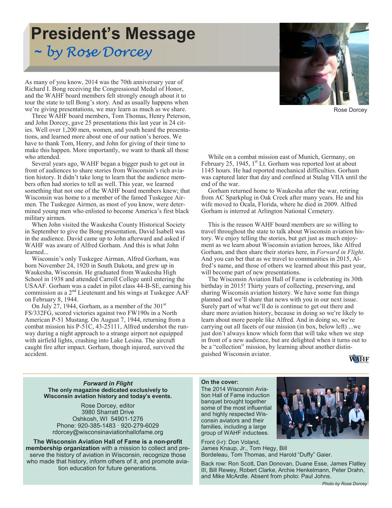 Forward in Flight - Winter 2014 -  Page3