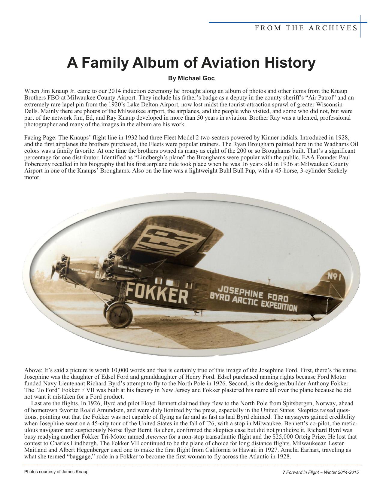 Forward in Flight - Winter 2014 -  Page9