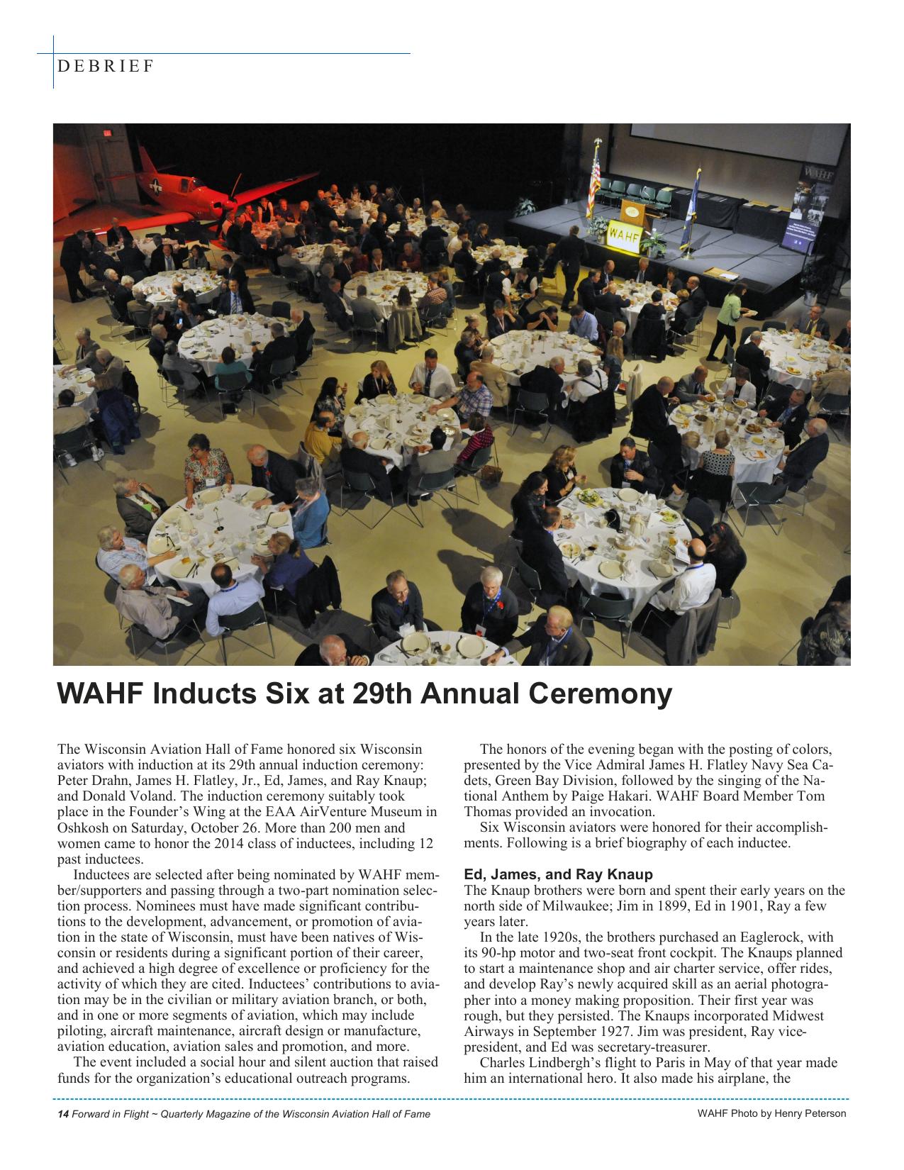 Forward in Flight - Winter 2014 -  Page16