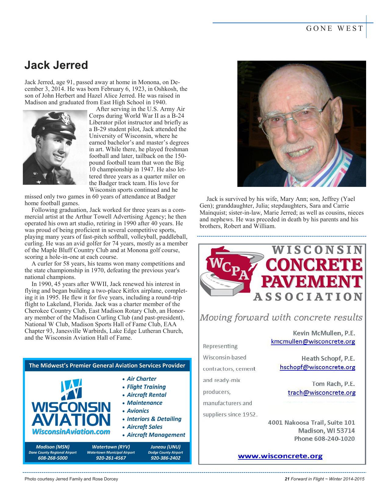 Forward in Flight - Winter 2014 -  Page23