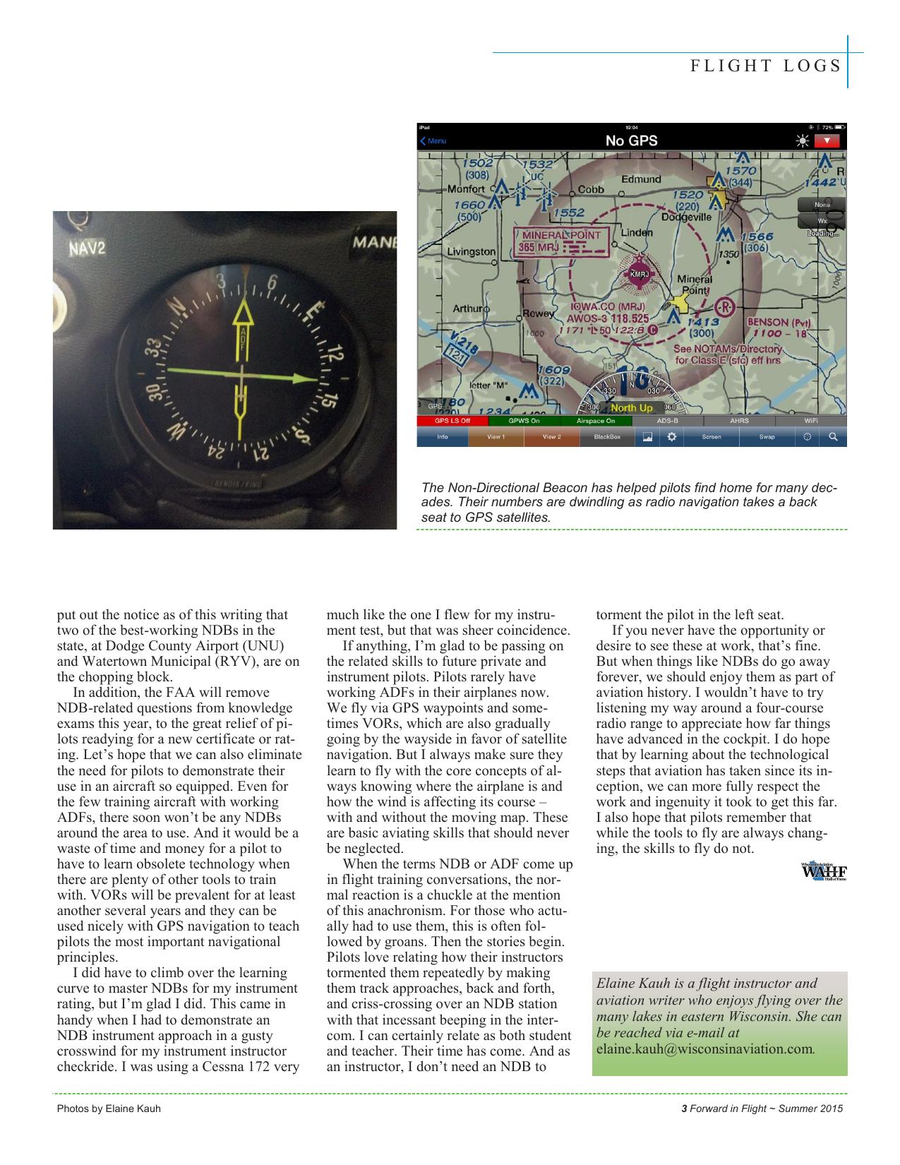 Forward in Flight - Summer 2015 -  Page5