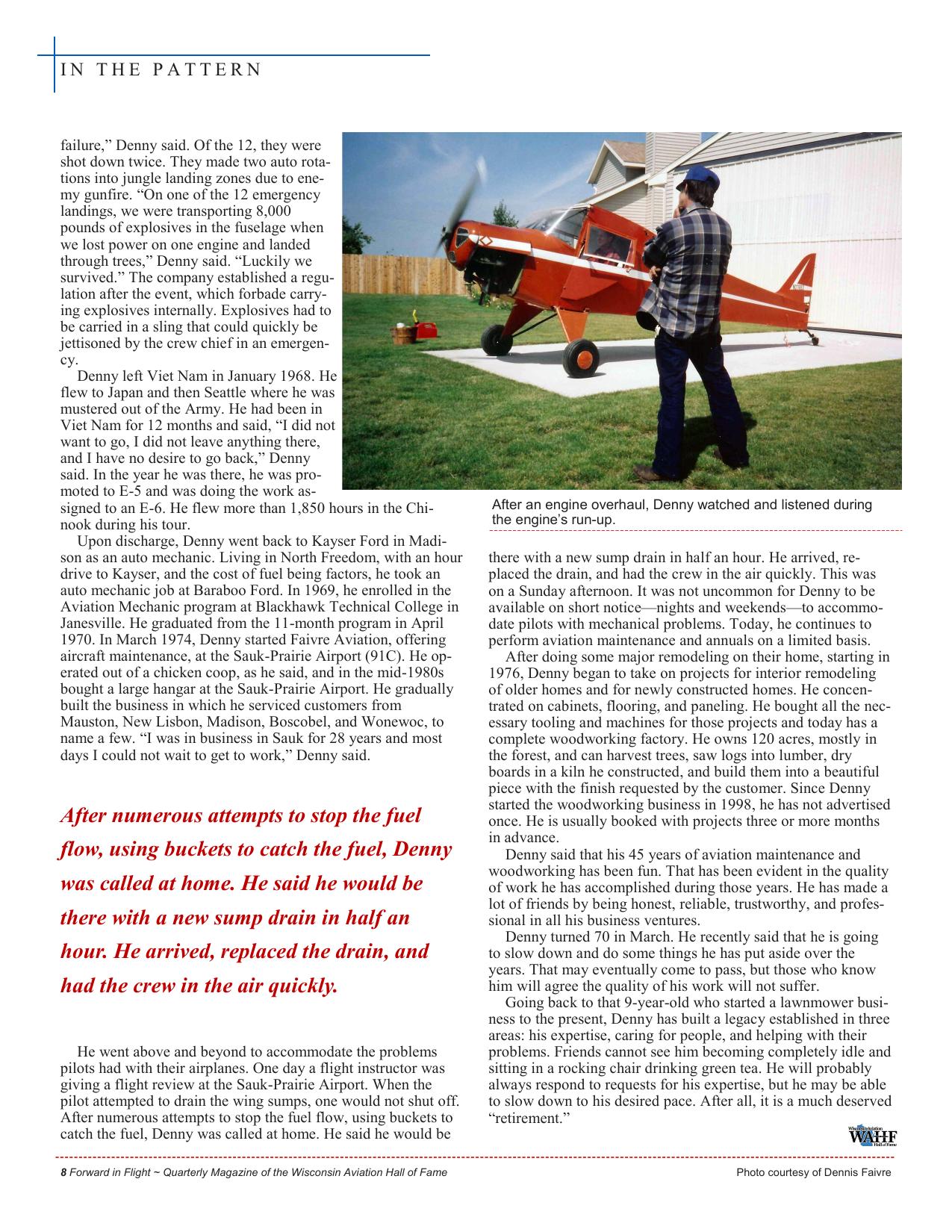 Forward in Flight - Summer 2015 -  Page10
