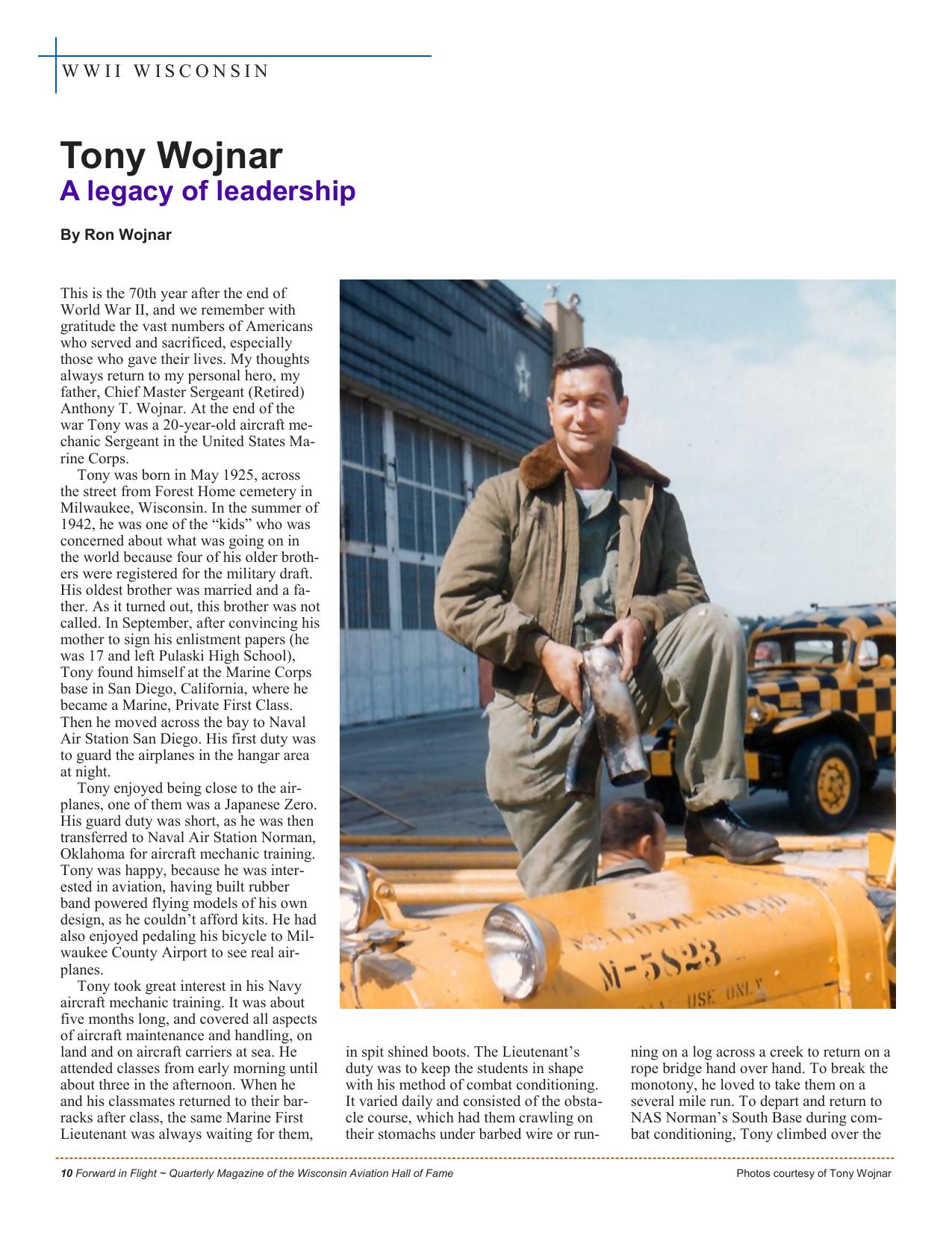 Forward in Flight - Summer 2015 -  Page12