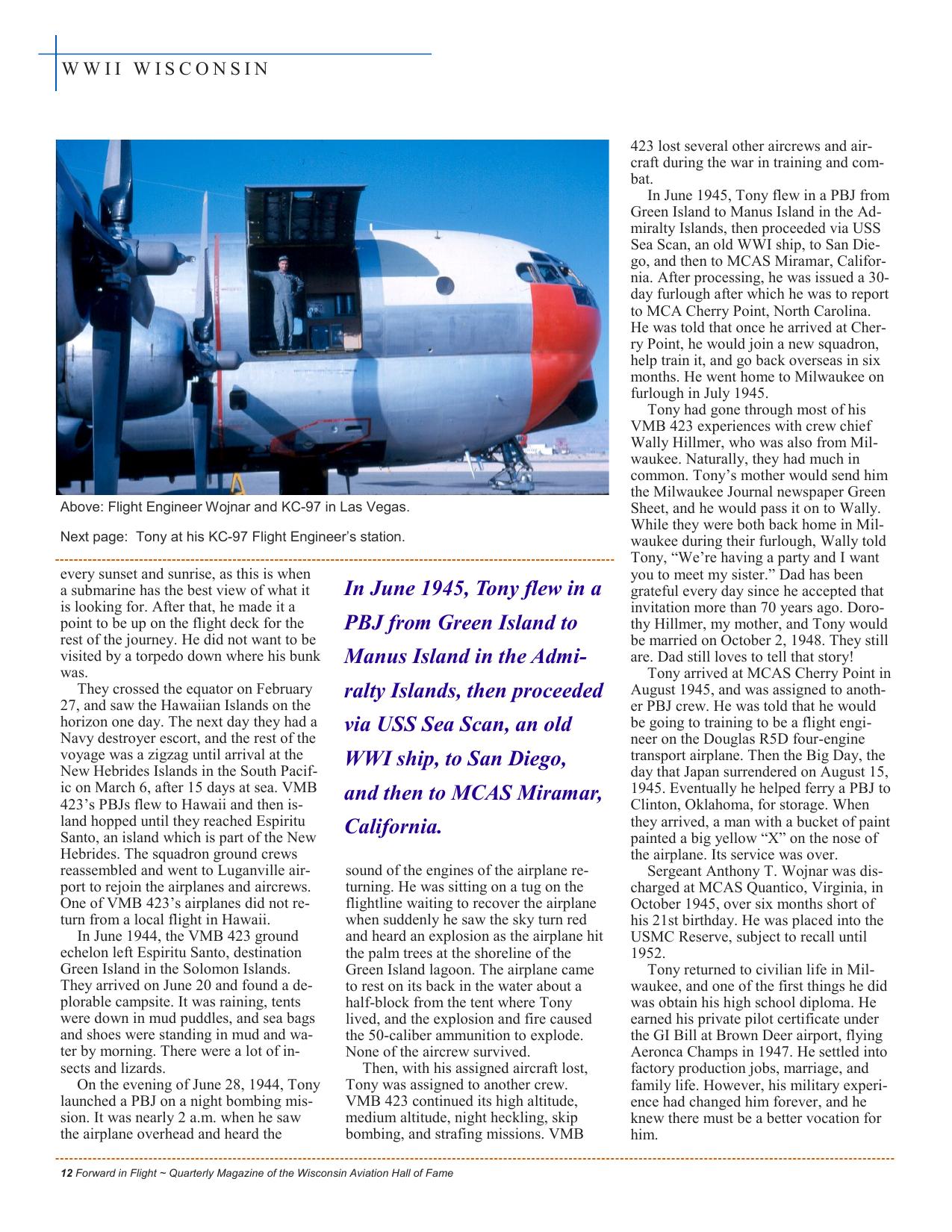 Forward in Flight - Summer 2015 -  Page14
