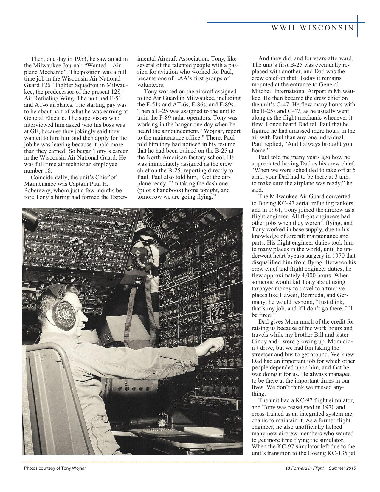 Forward in Flight - Summer 2015 -  Page15