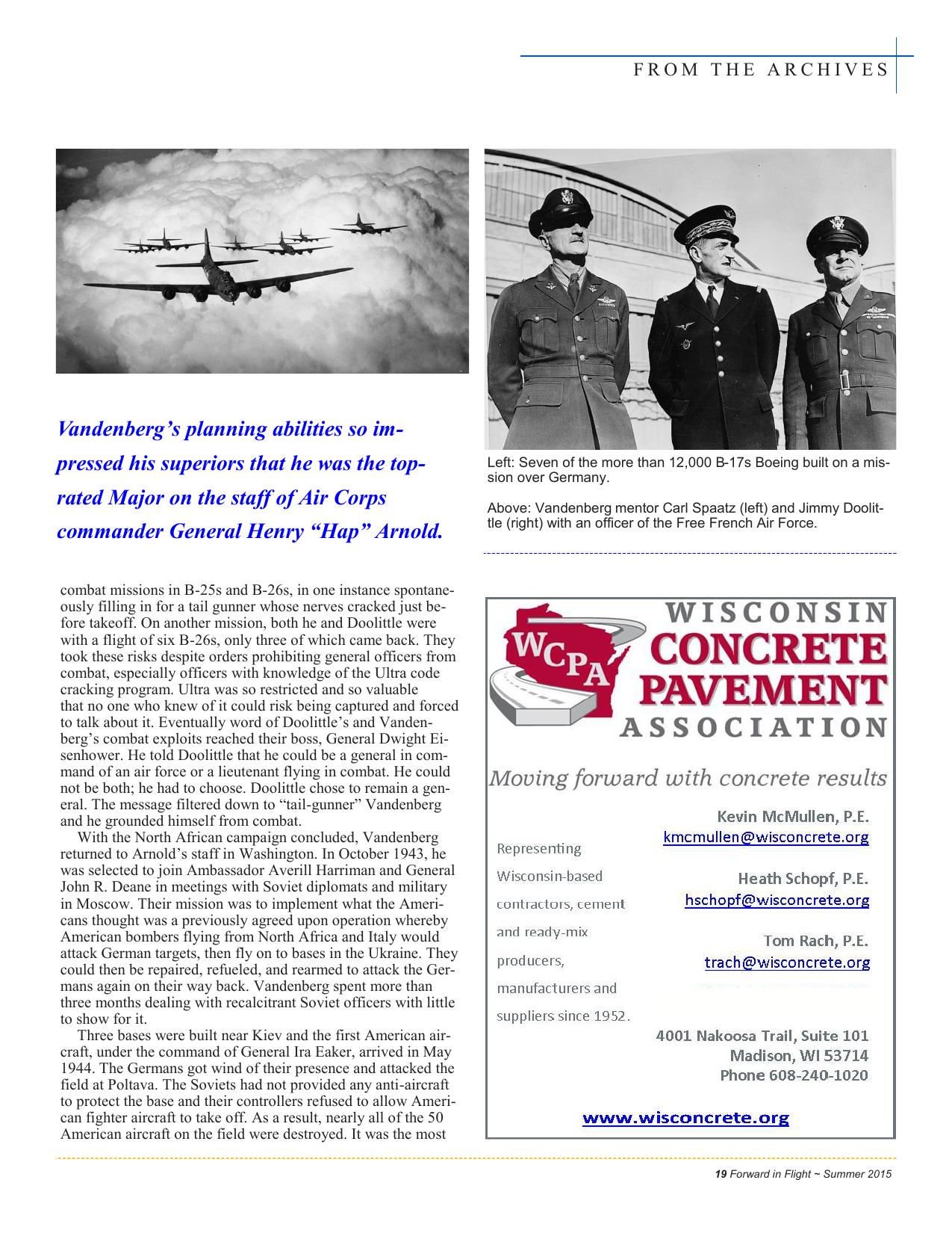 Forward in Flight - Summer 2015 -  Page21