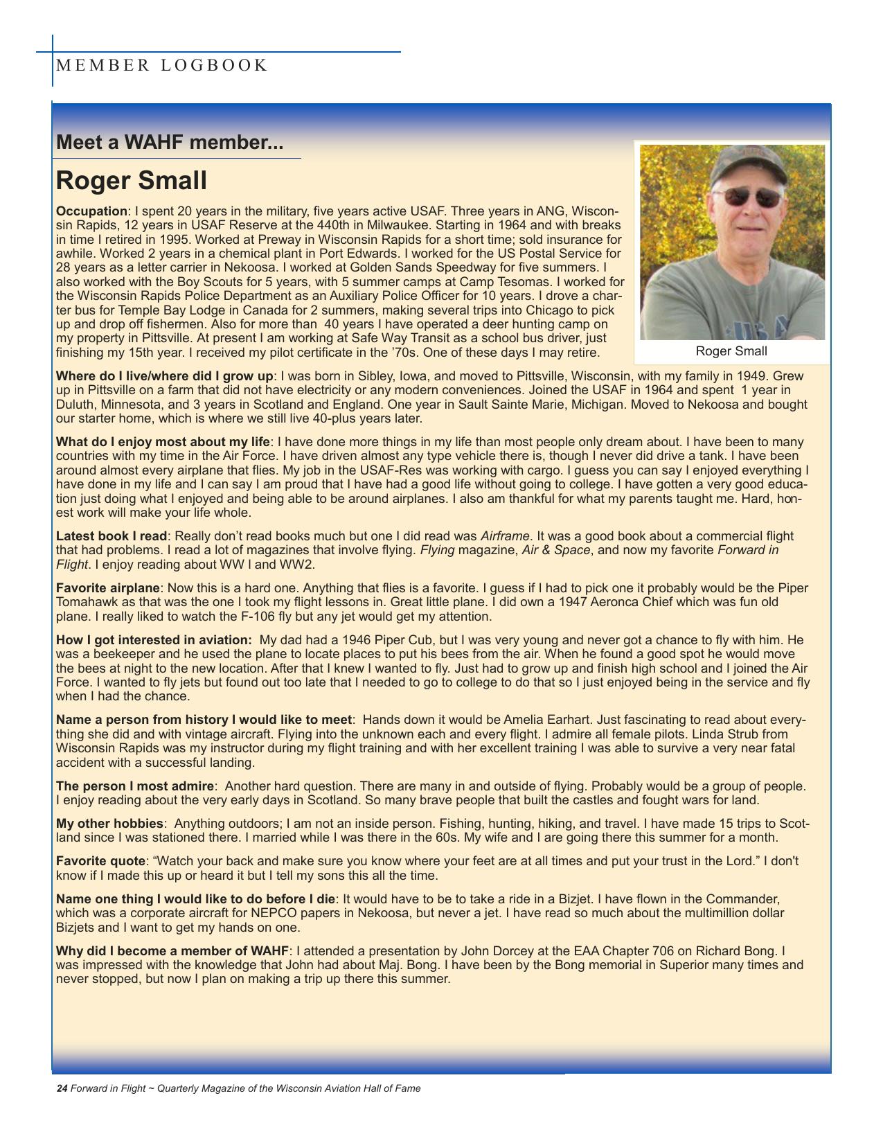 Forward in Flight - Summer 2015 -  Page26