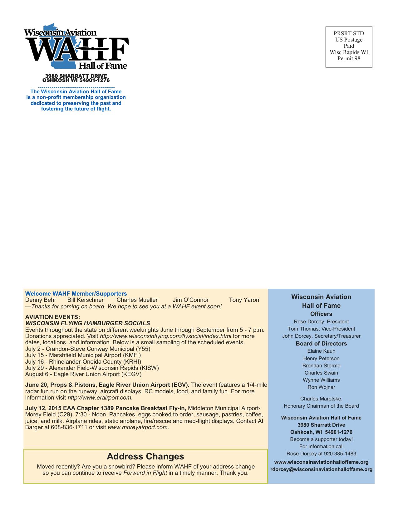 Forward in Flight - Summer 2015 -  Page28