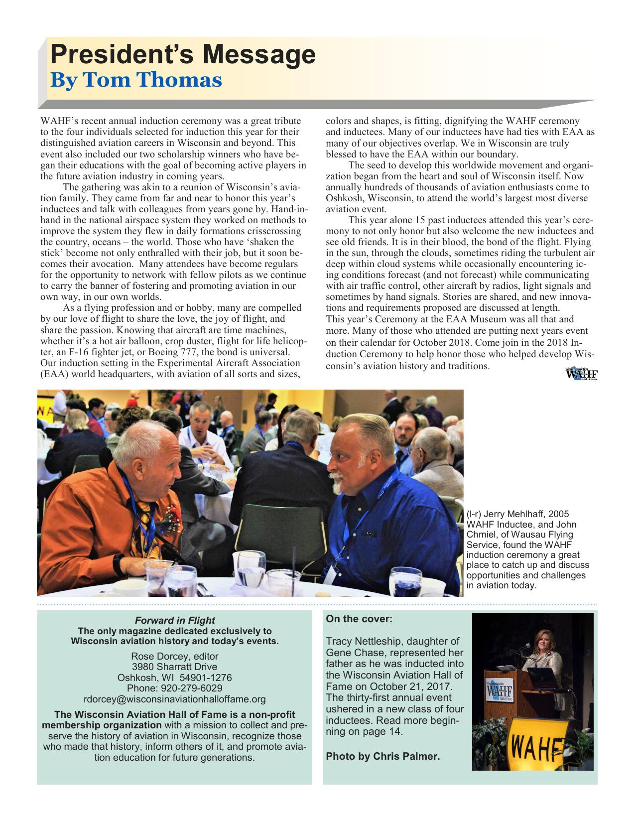 Forward in Flight - Winter 2017 -  Page3