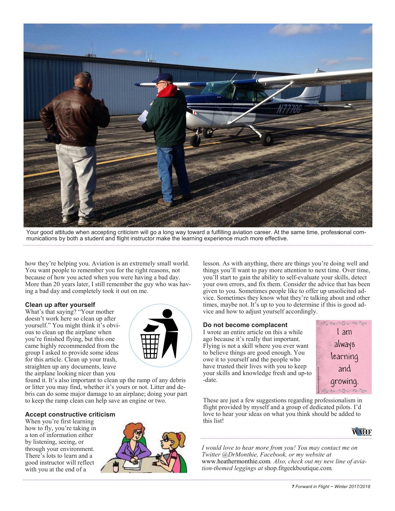 Forward in Flight - Winter 2017 -  Page9