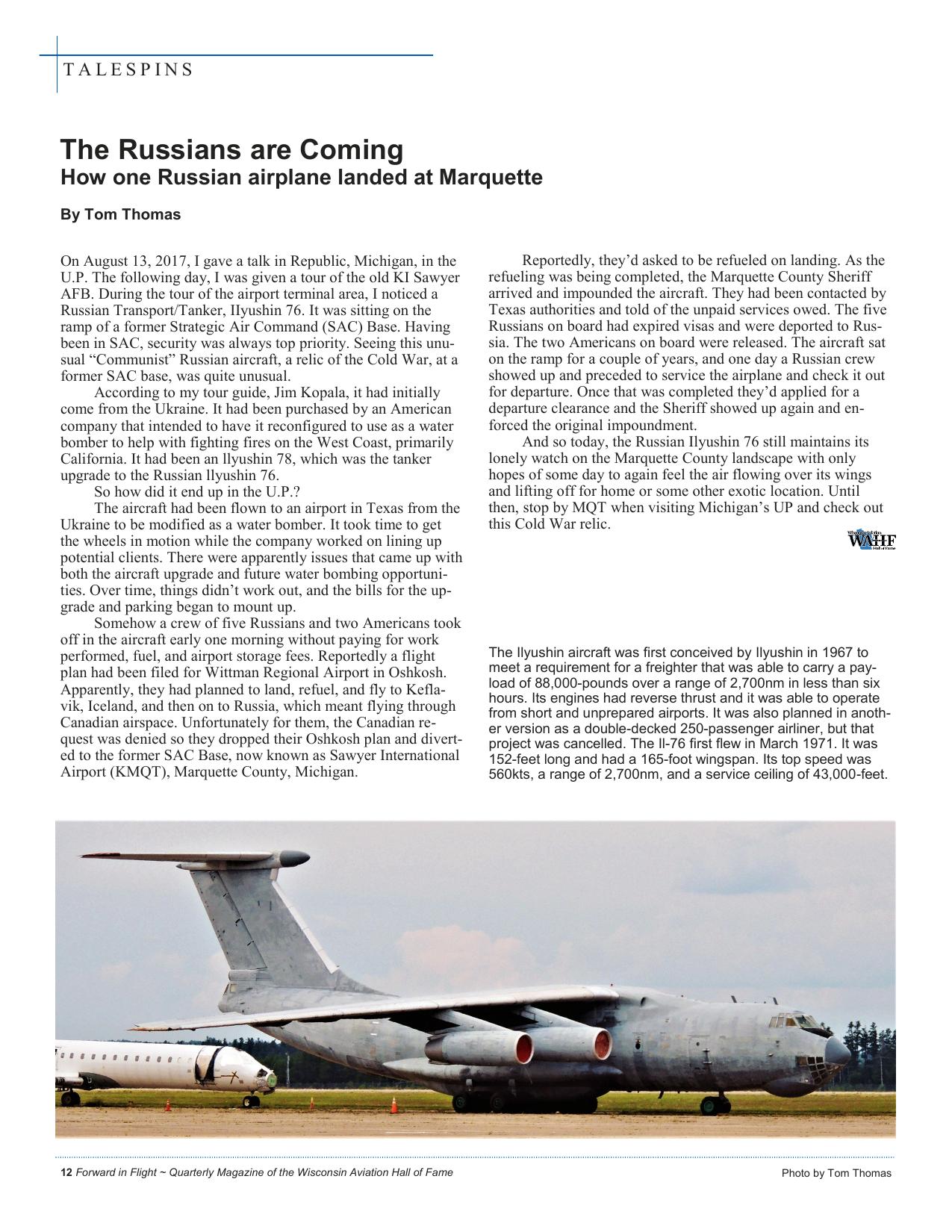 Forward in Flight - Winter 2017 -  Page14