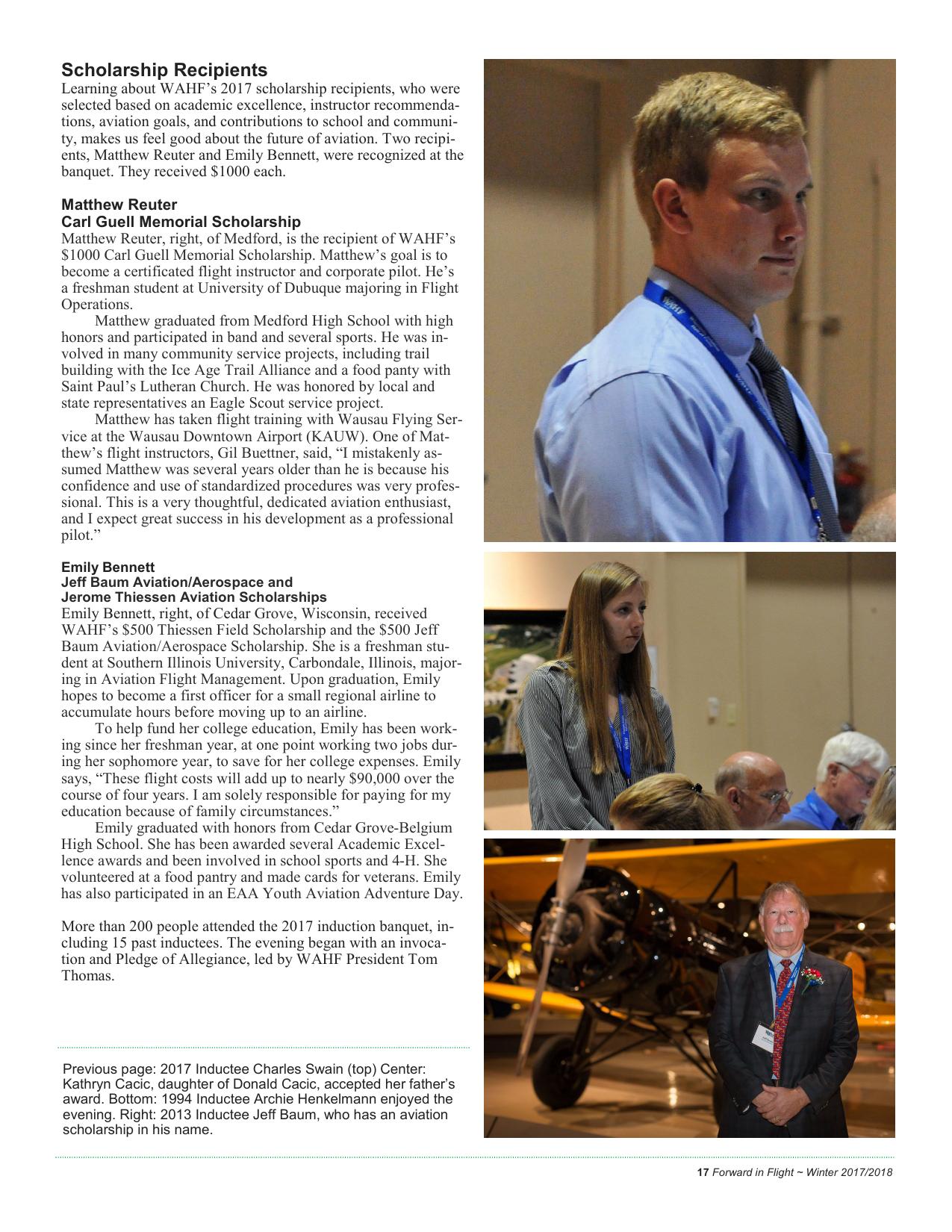 Forward in Flight - Winter 2017 -  Page19