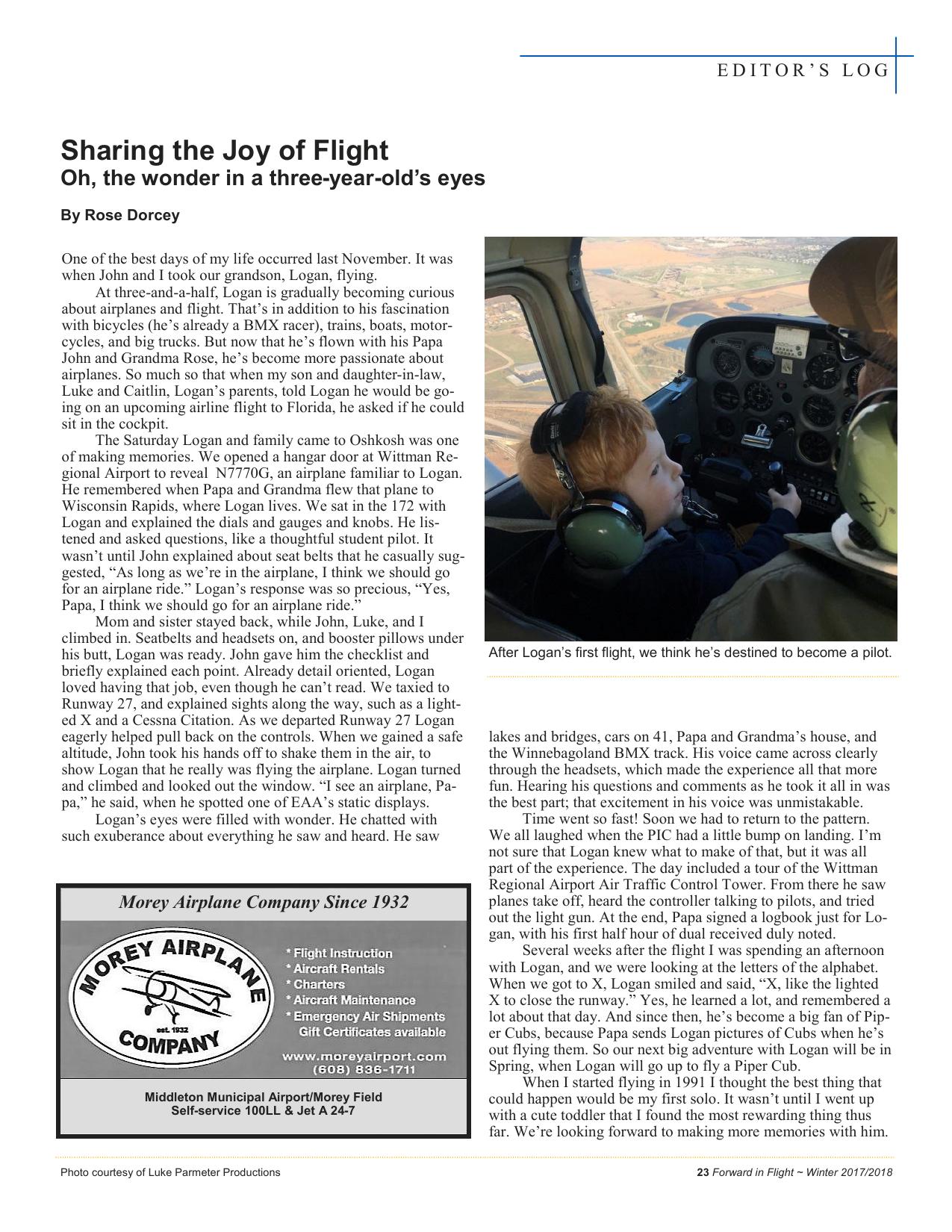 Forward in Flight - Winter 2017 -  Page25