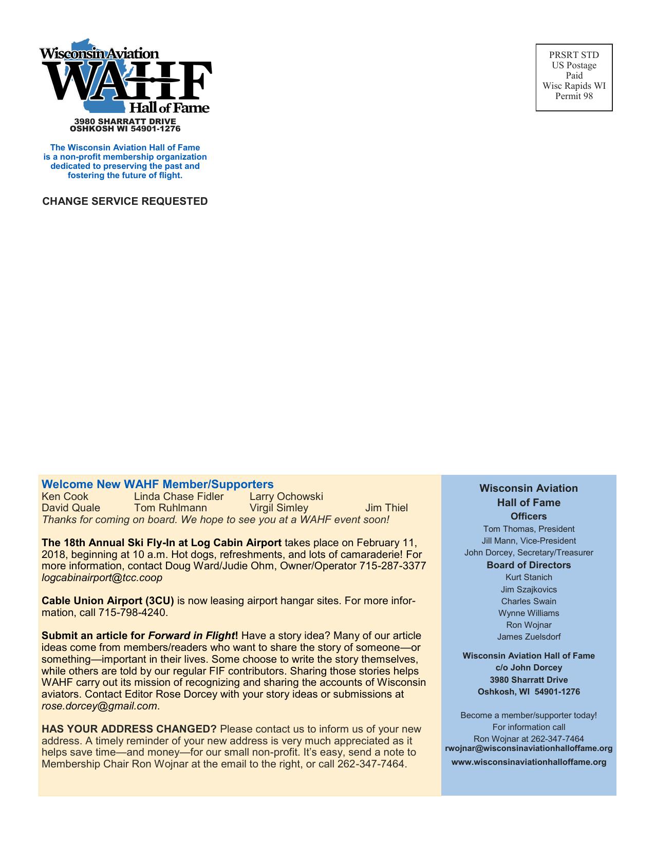 Forward in Flight - Winter 2017 -  Page28