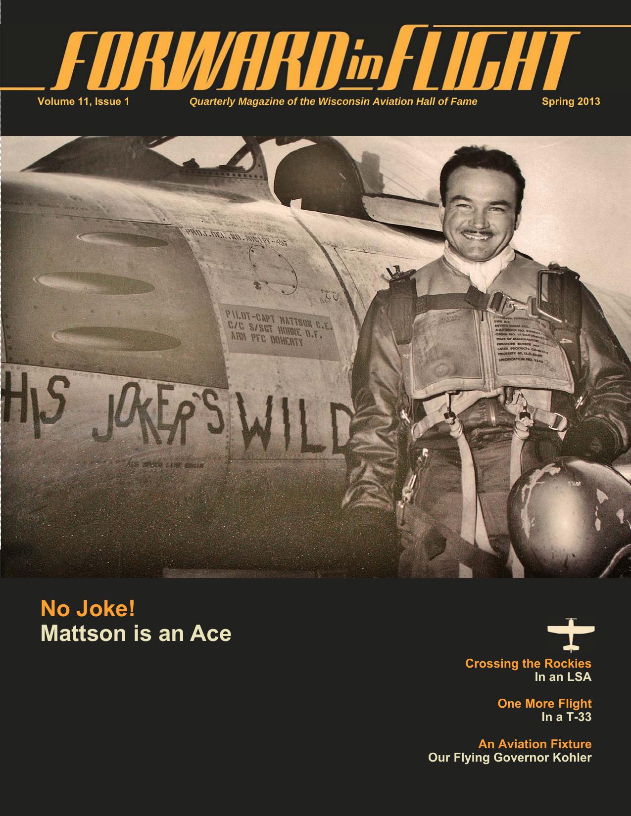 Forward in Flight - Spring 2013 -  Page1