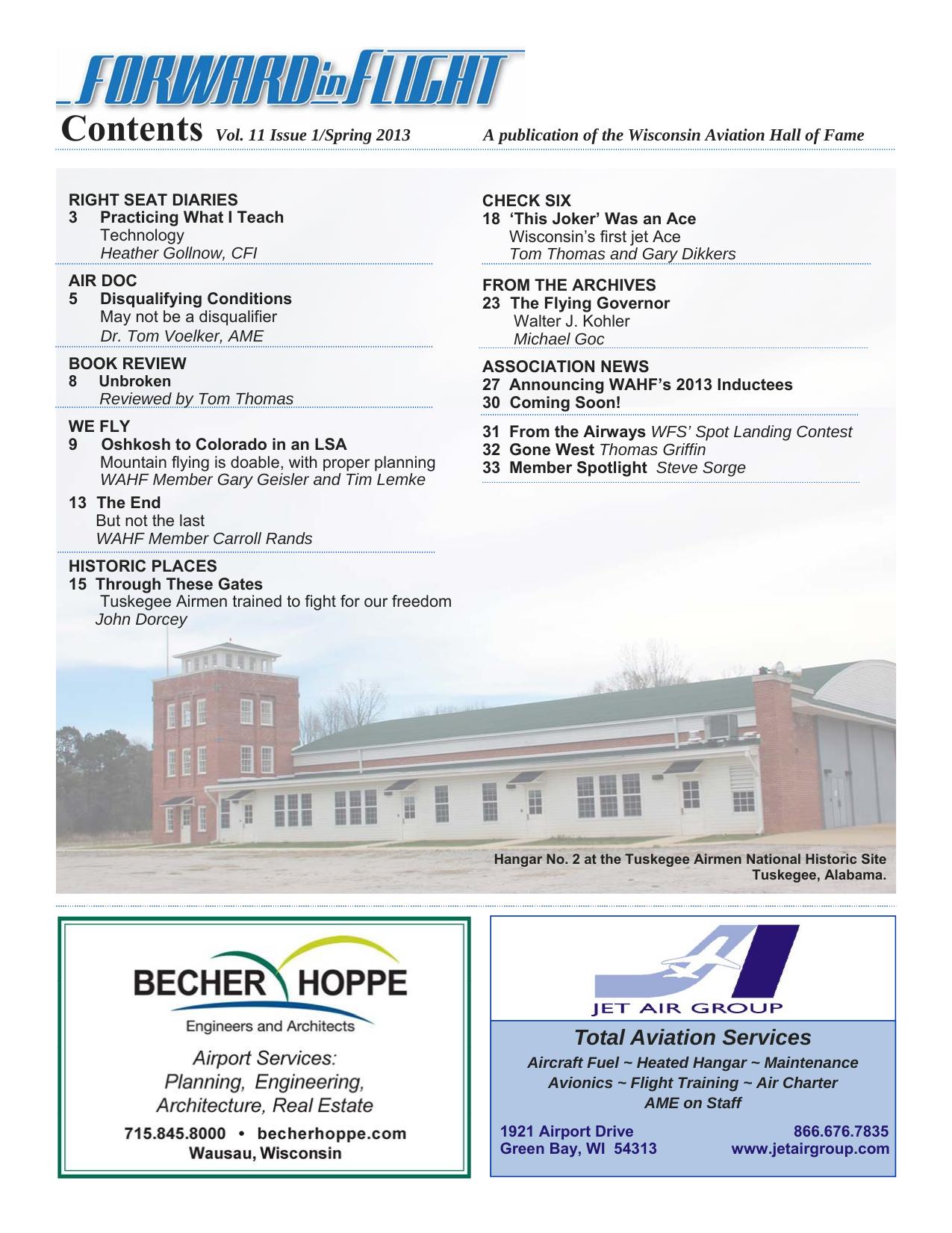 Forward in Flight - Spring 2013 -  Page2