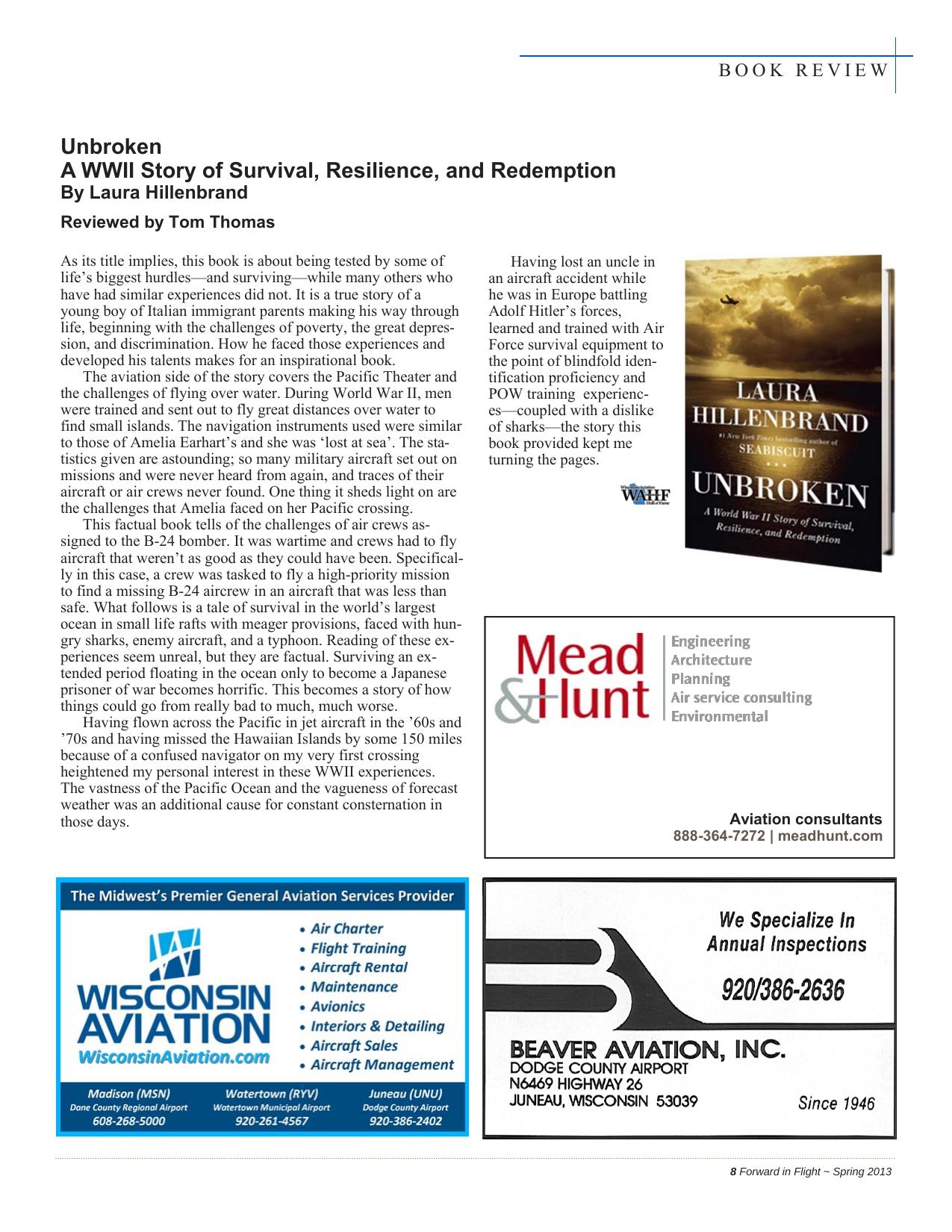 Forward in Flight - Spring 2013 -  Page9