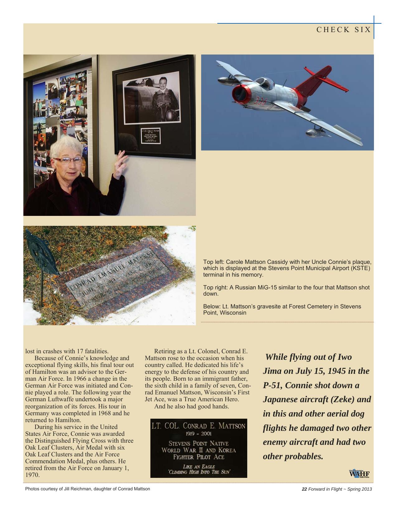 Forward in Flight - Spring 2013 -  Page23