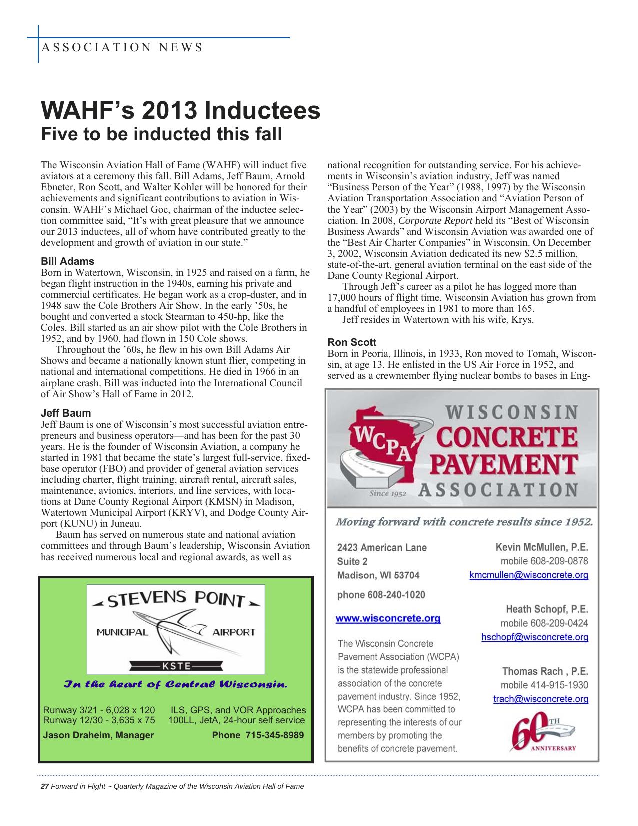 Forward in Flight - Spring 2013 -  Page28