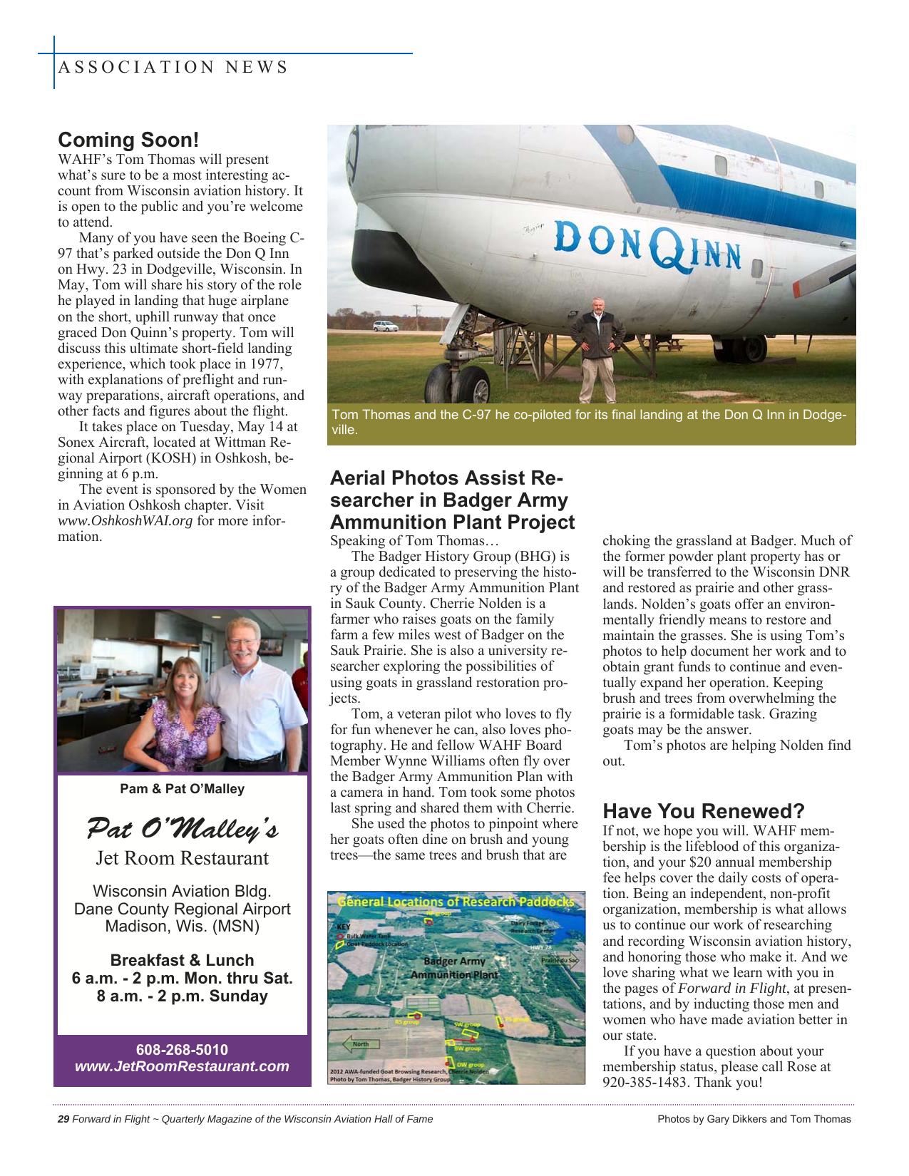 Forward in Flight - Spring 2013 -  Page30