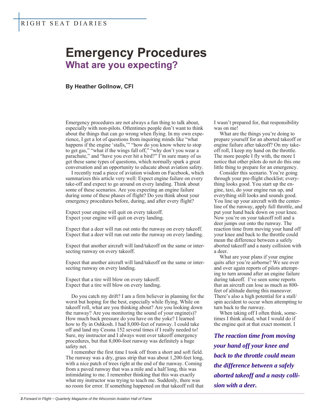 Forward in Flight - Fall 2013 -  Page4