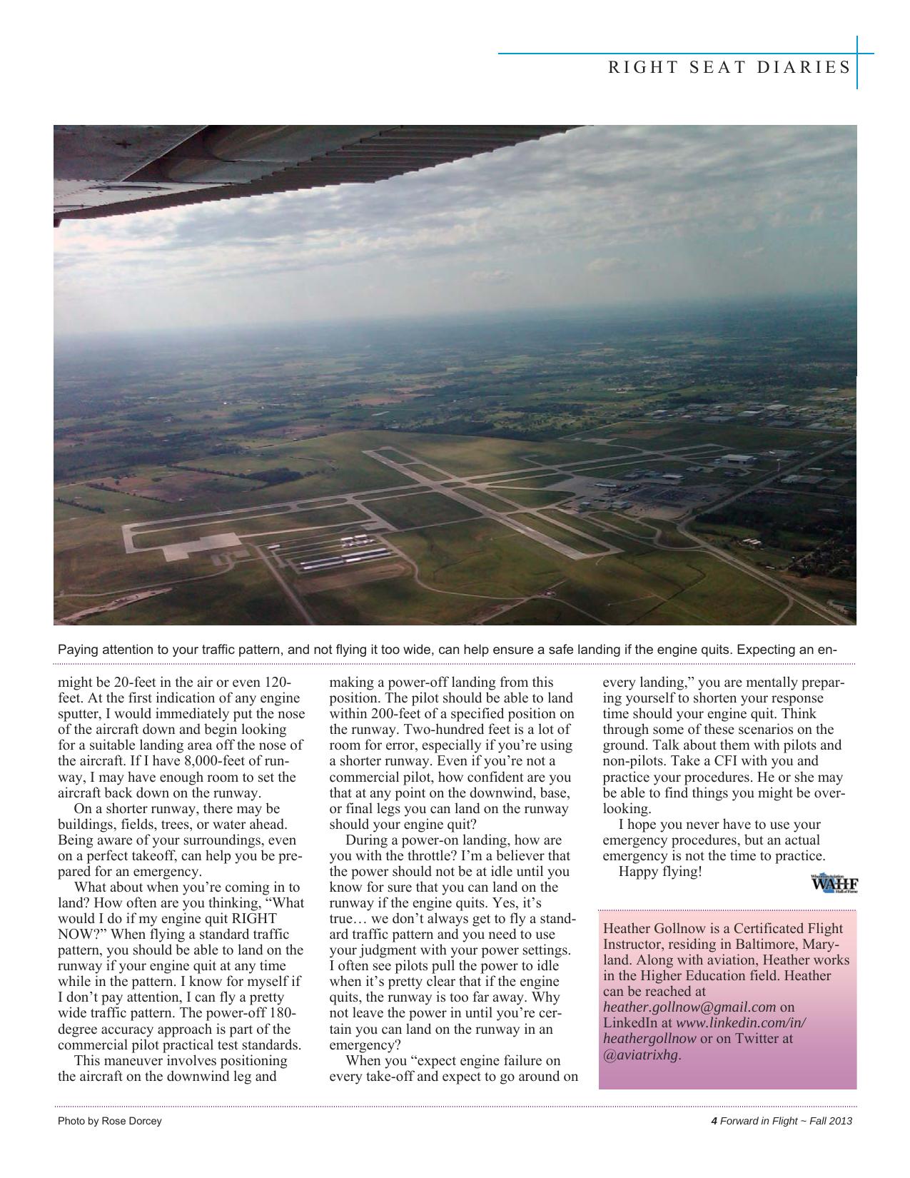 Forward in Flight - Fall 2013 -  Page5