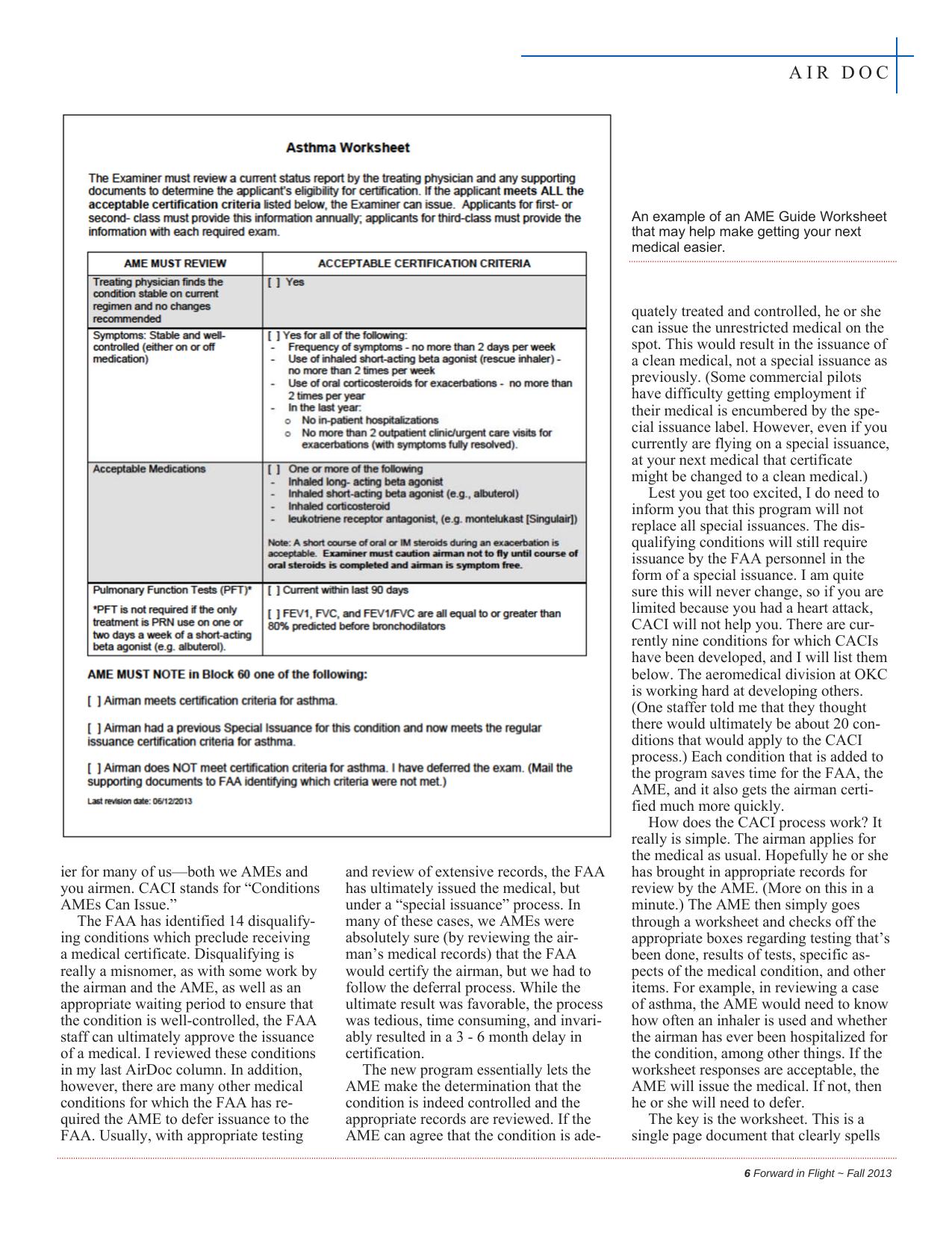 Forward in Flight - Fall 2013 -  Page7