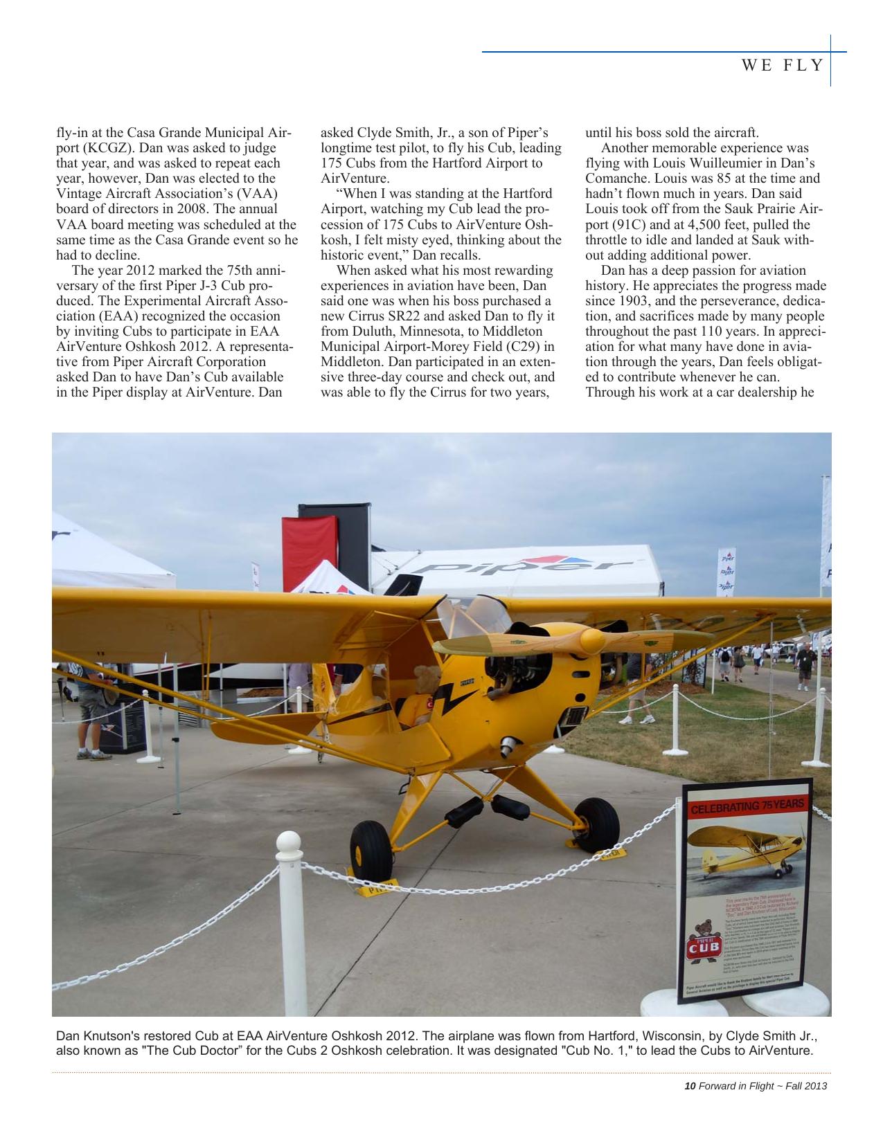 Forward in Flight - Fall 2013 -  Page11