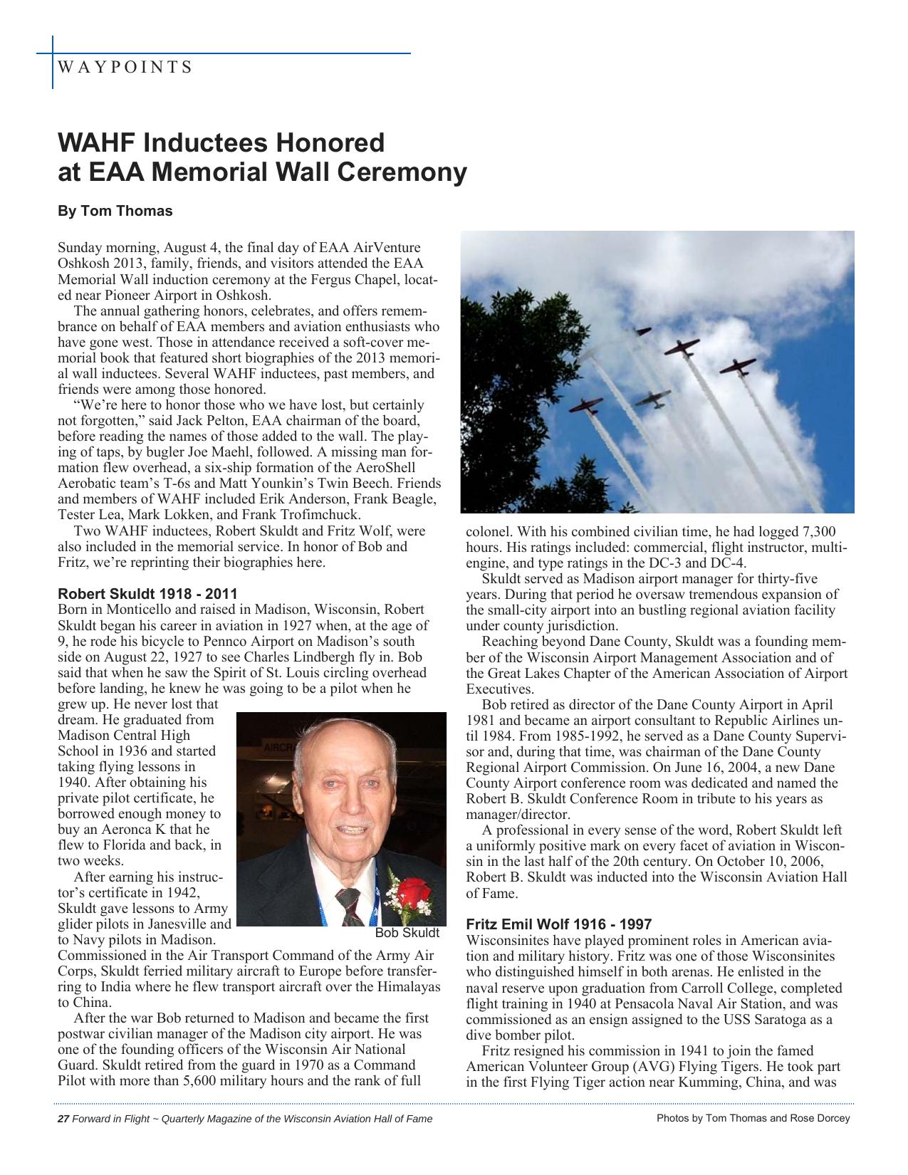 Forward in Flight - Fall 2013 -  Page28