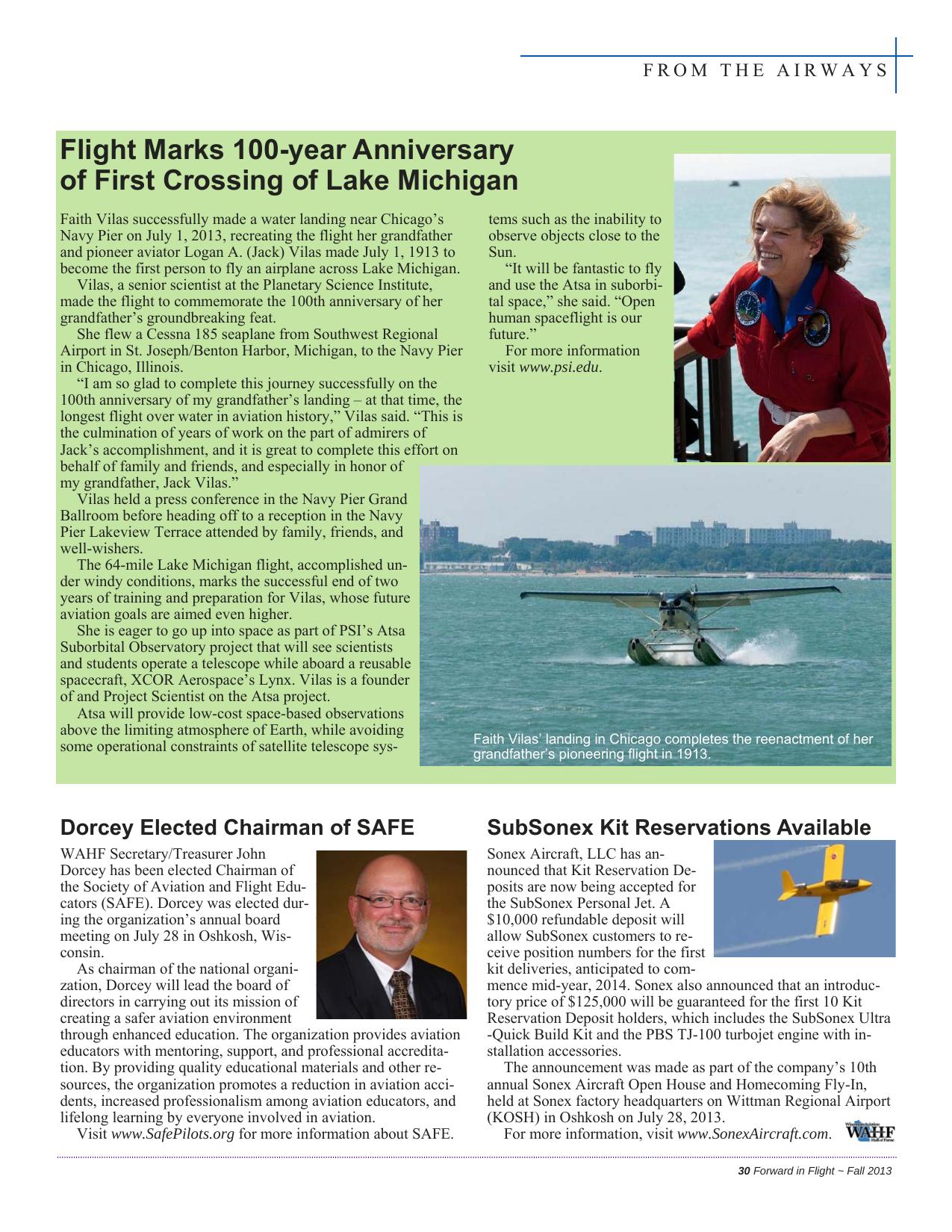 Forward in Flight - Fall 2013 -  Page31