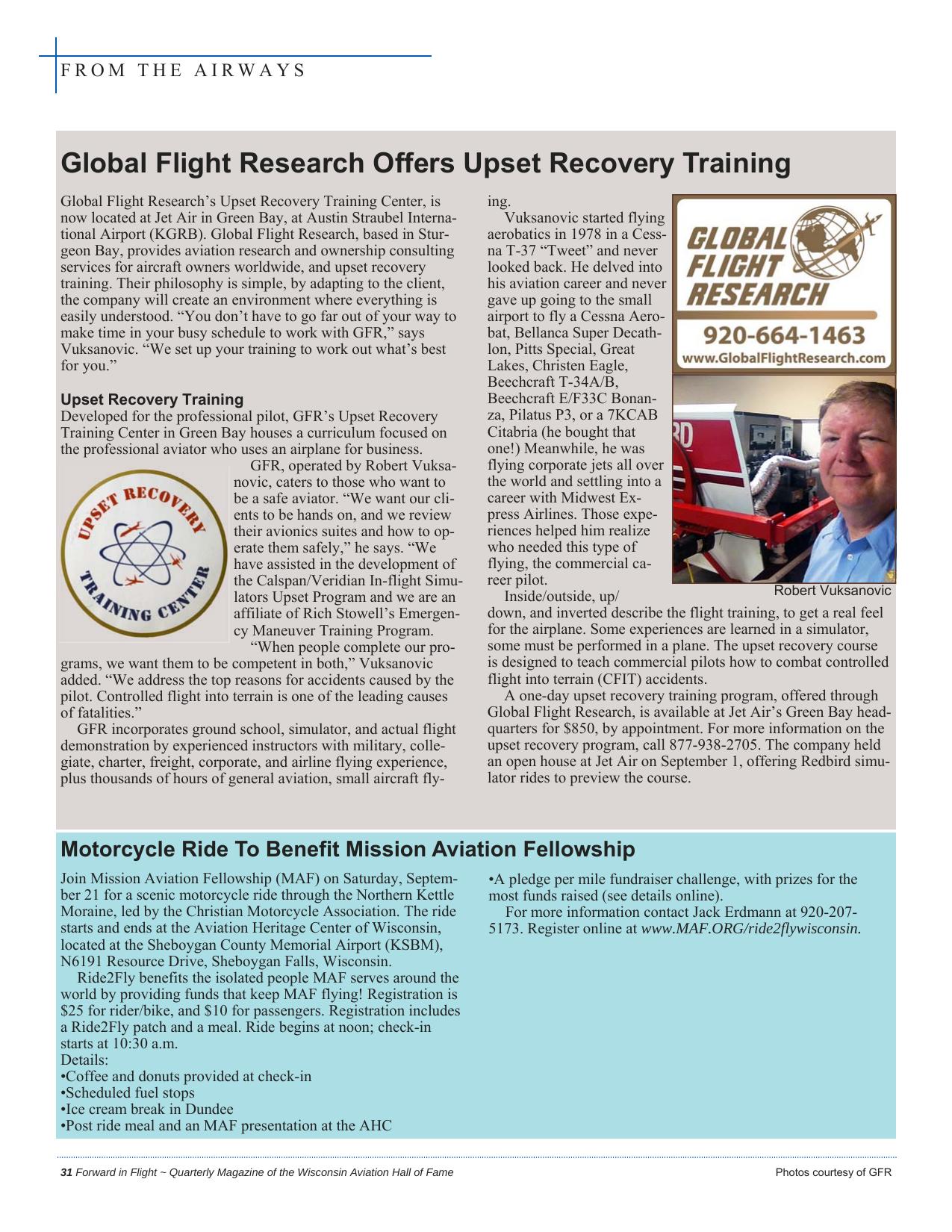 Forward in Flight - Fall 2013 -  Page32