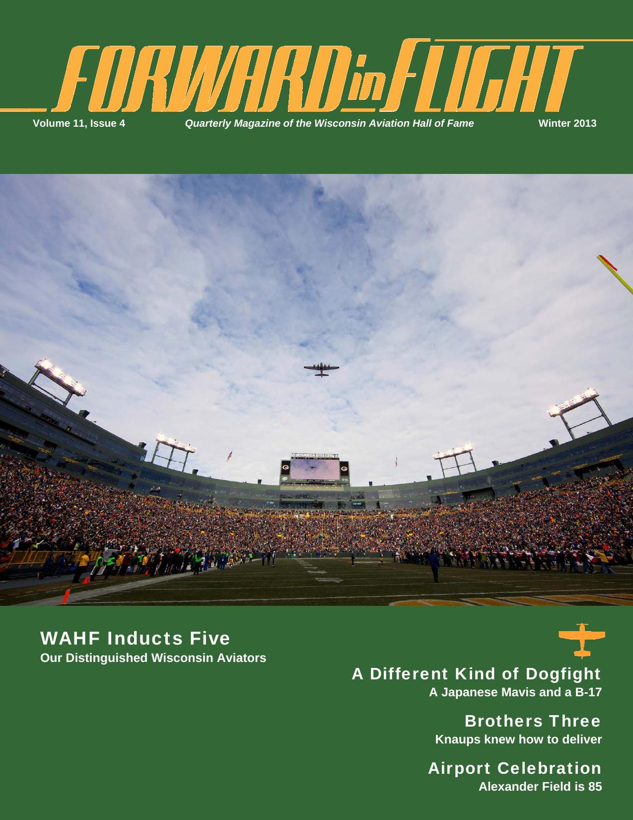 Forward in Flight - Winter 2013 -  Page1