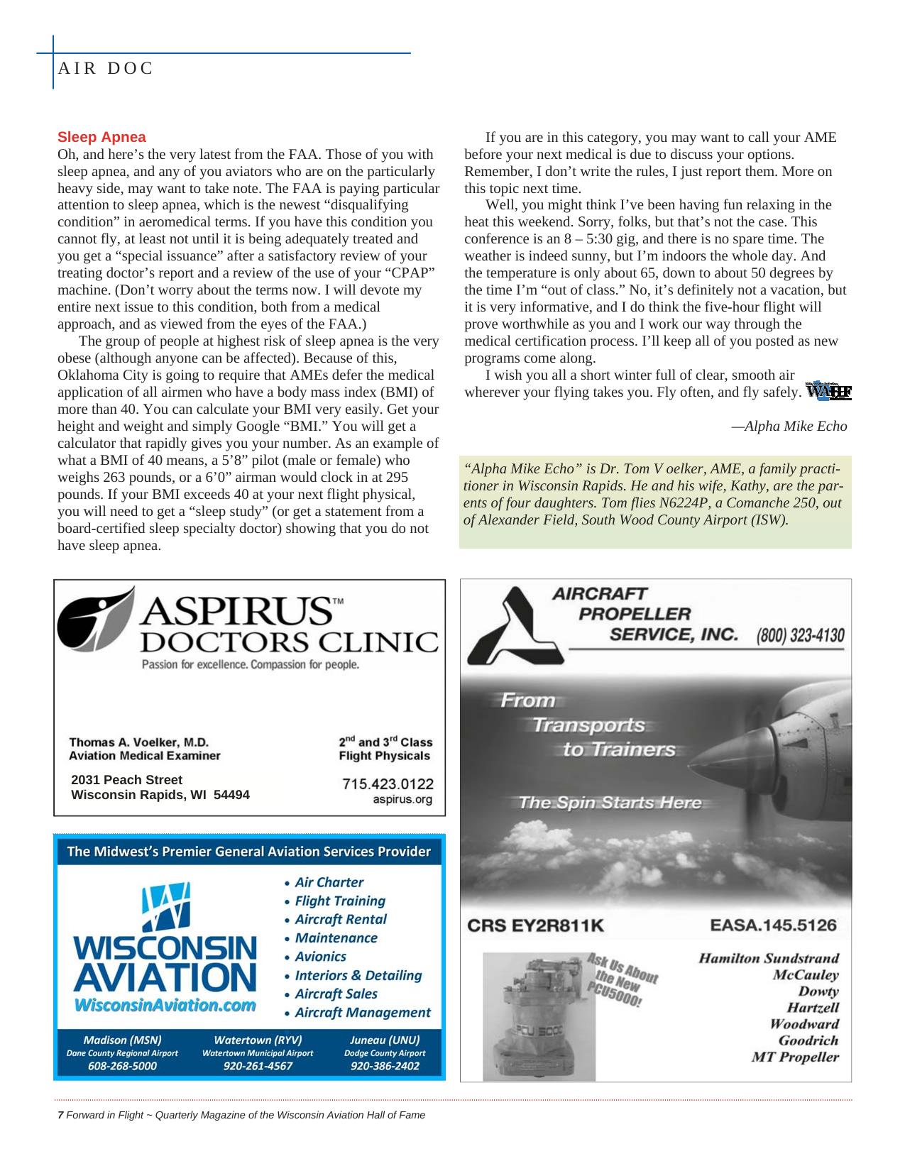 Forward in Flight - Winter 2013 -  Page8