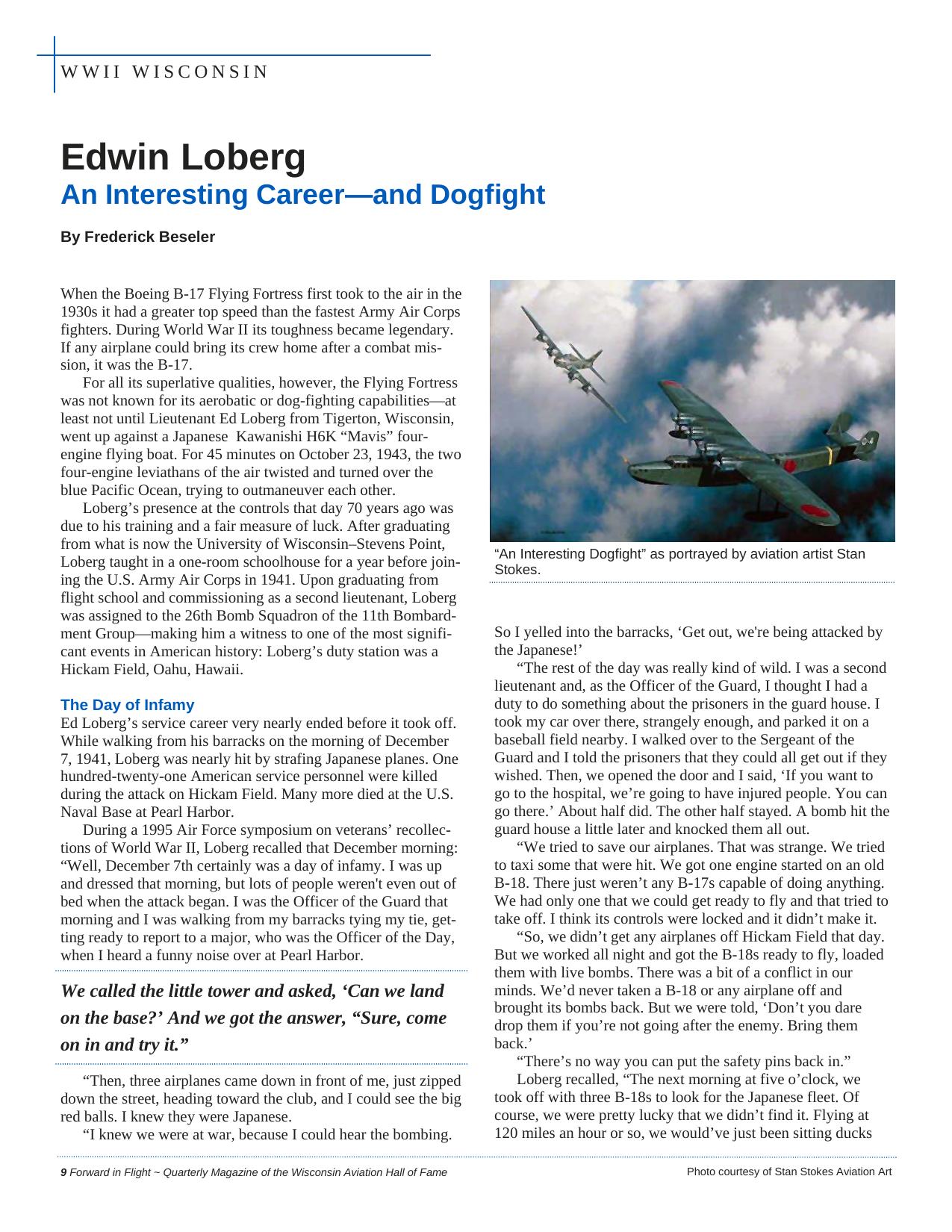 Forward in Flight - Winter 2013 -  Page10