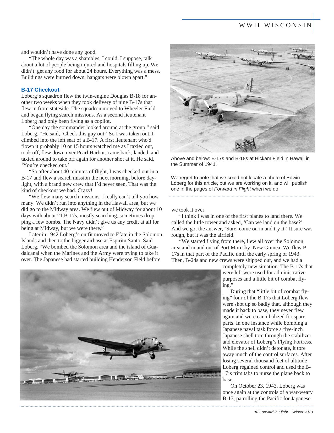 Forward in Flight - Winter 2013 -  Page11