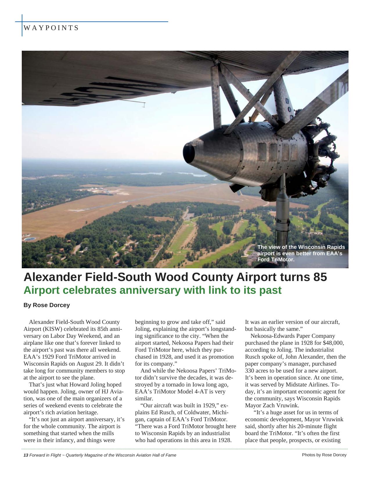 Forward in Flight - Winter 2013 -  Page14