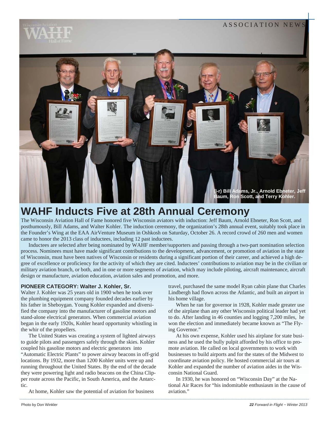 Forward in Flight - Winter 2013 -  Page23