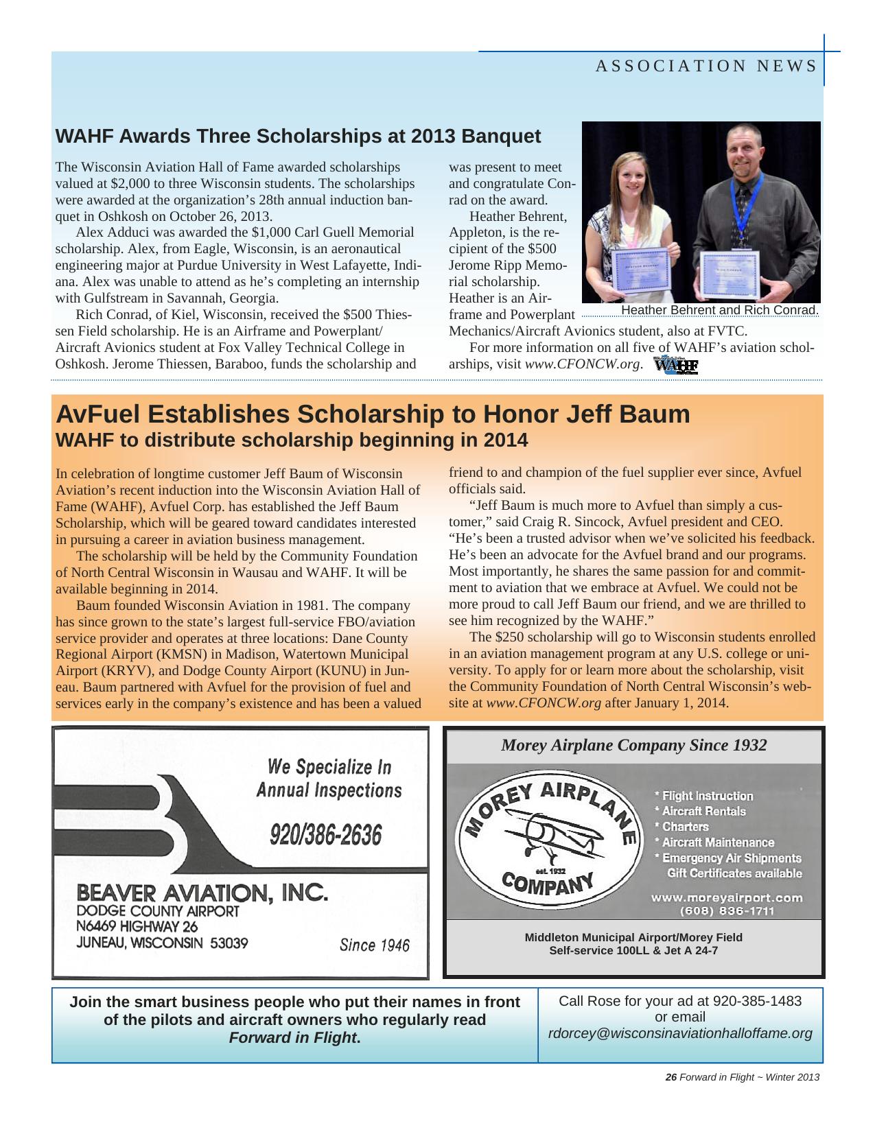 Forward in Flight - Winter 2013 -  Page27