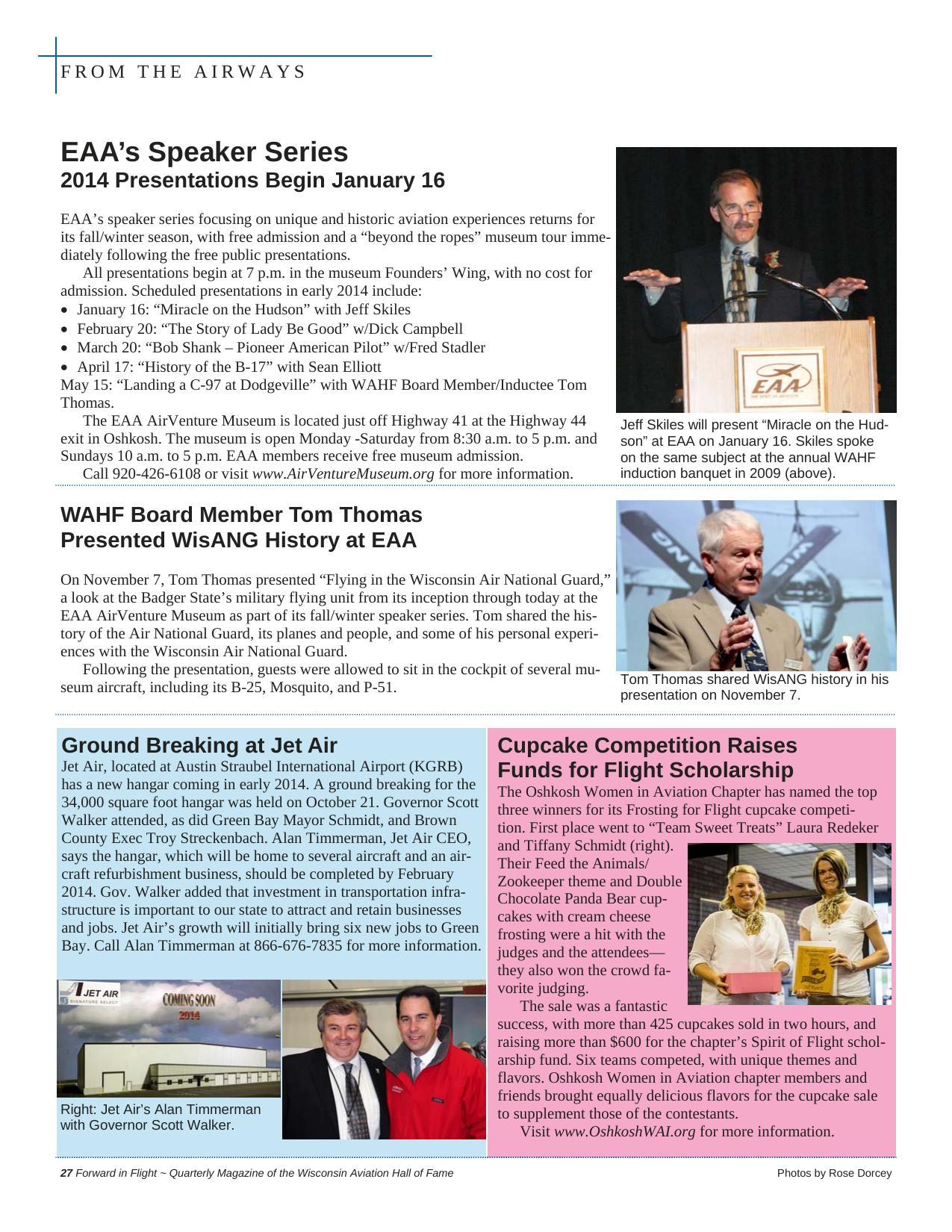 Forward in Flight - Winter 2013 -  Page28