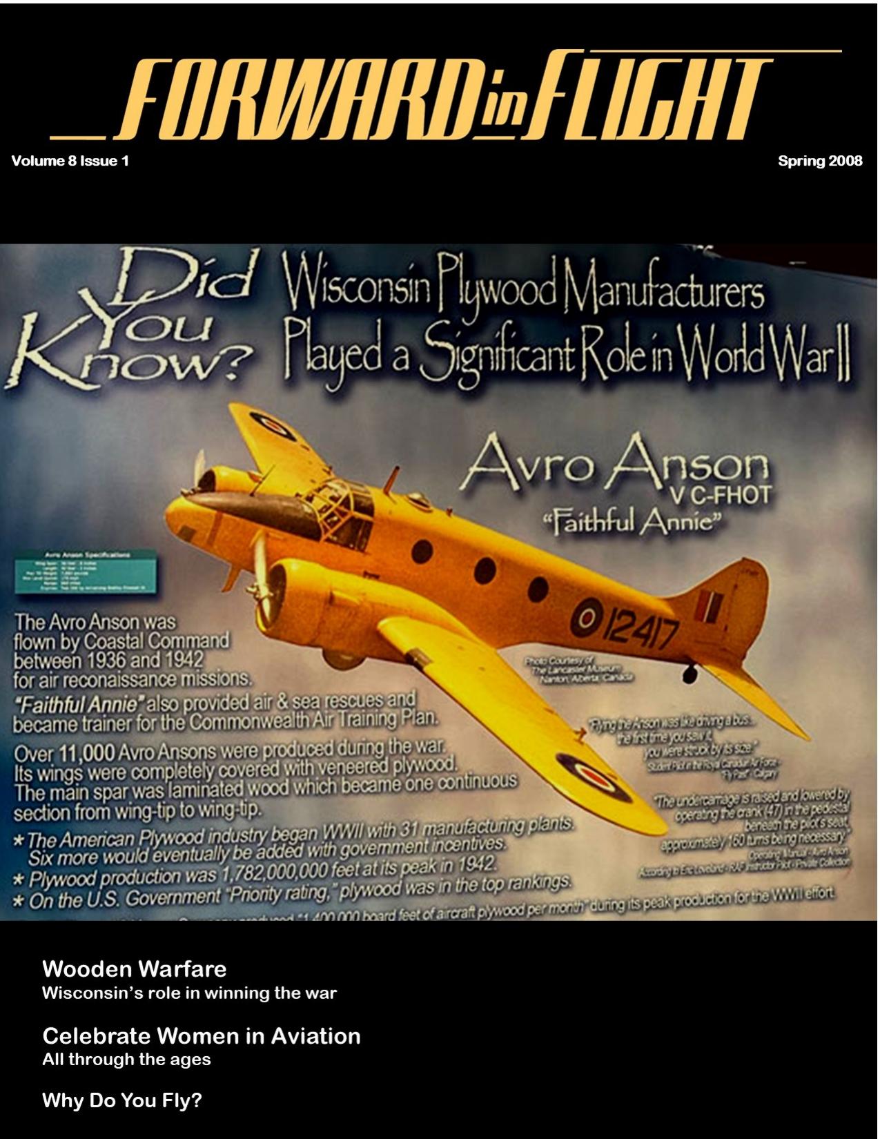 Forward in Flight - Spring 2010 -  Page1