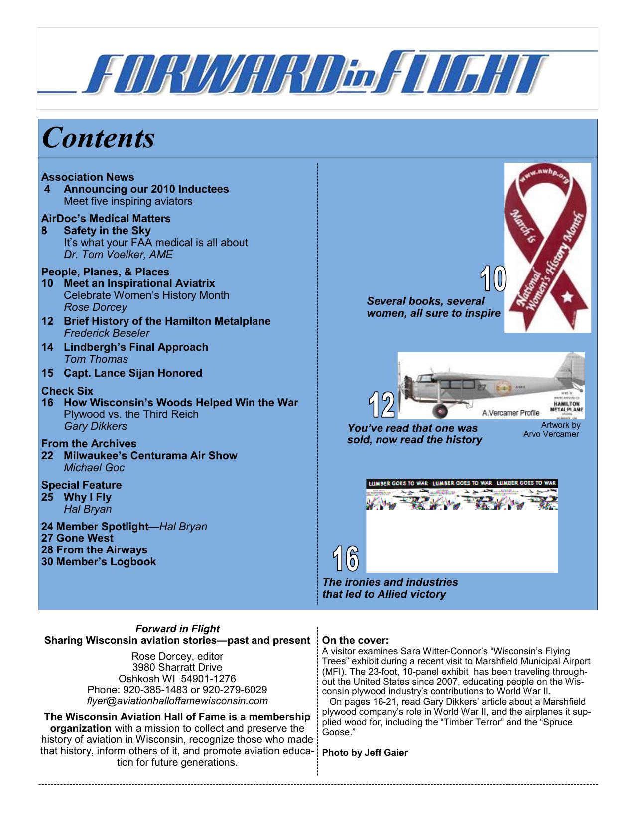 Forward in Flight - Spring 2010 -  Page2