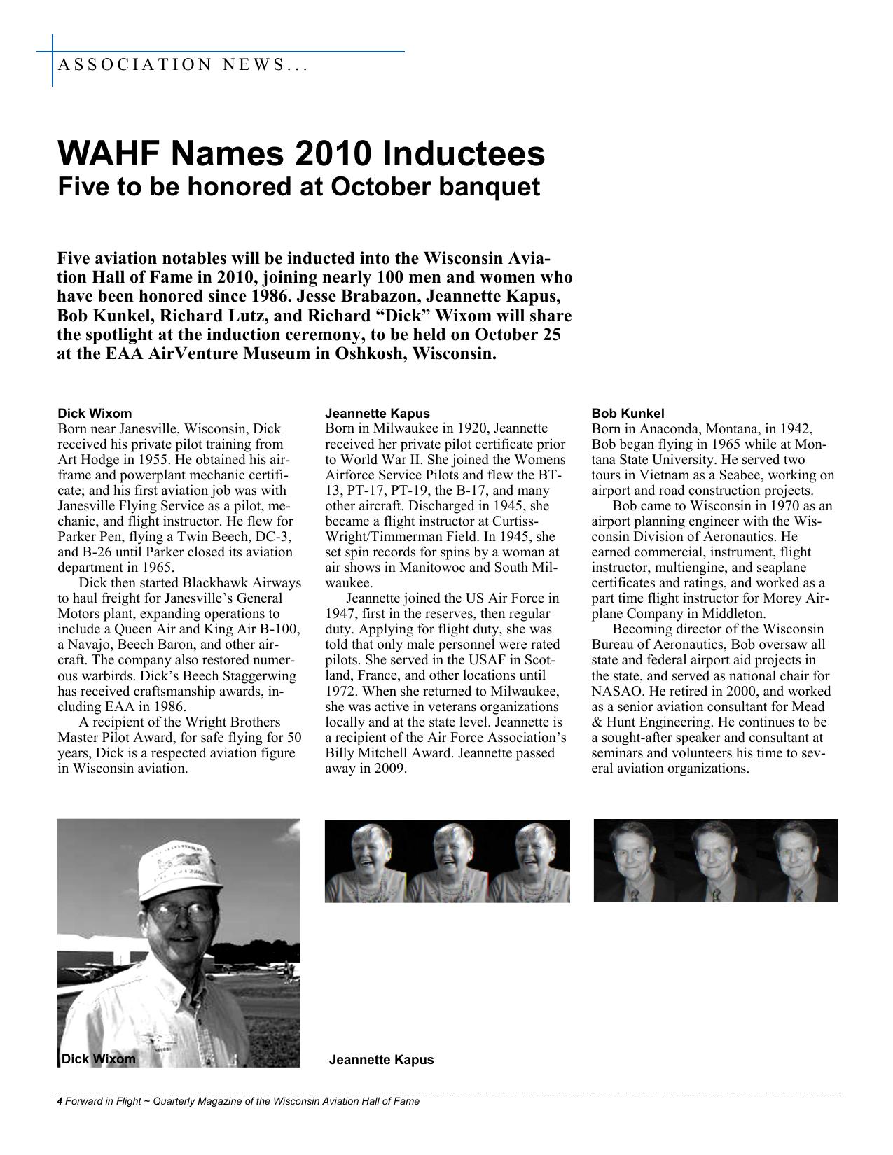 Forward in Flight - Spring 2010 -  Page4