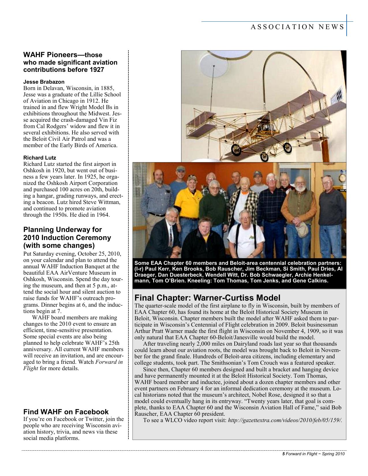 Forward in Flight - Spring 2010 -  Page5