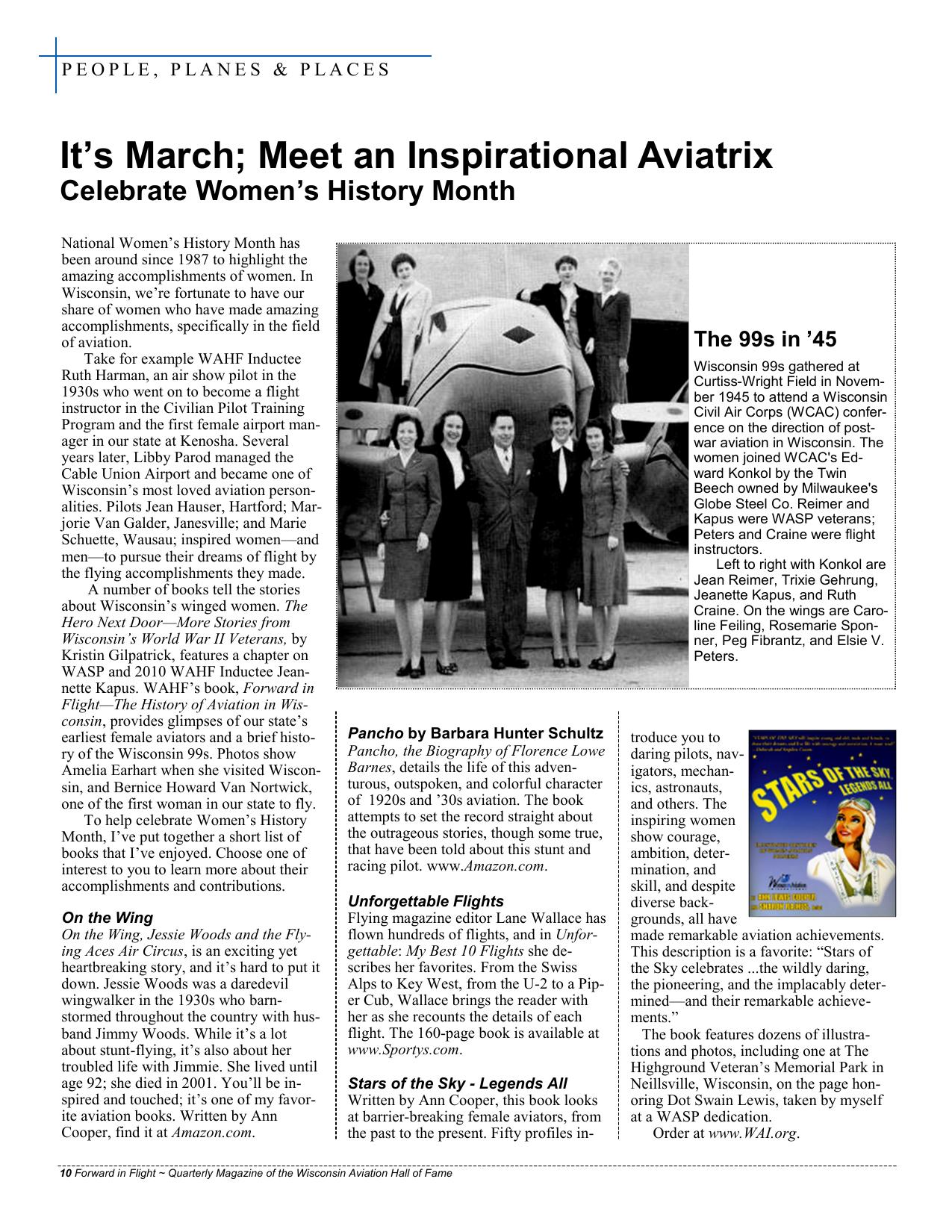 Forward in Flight - Spring 2010 -  Page10