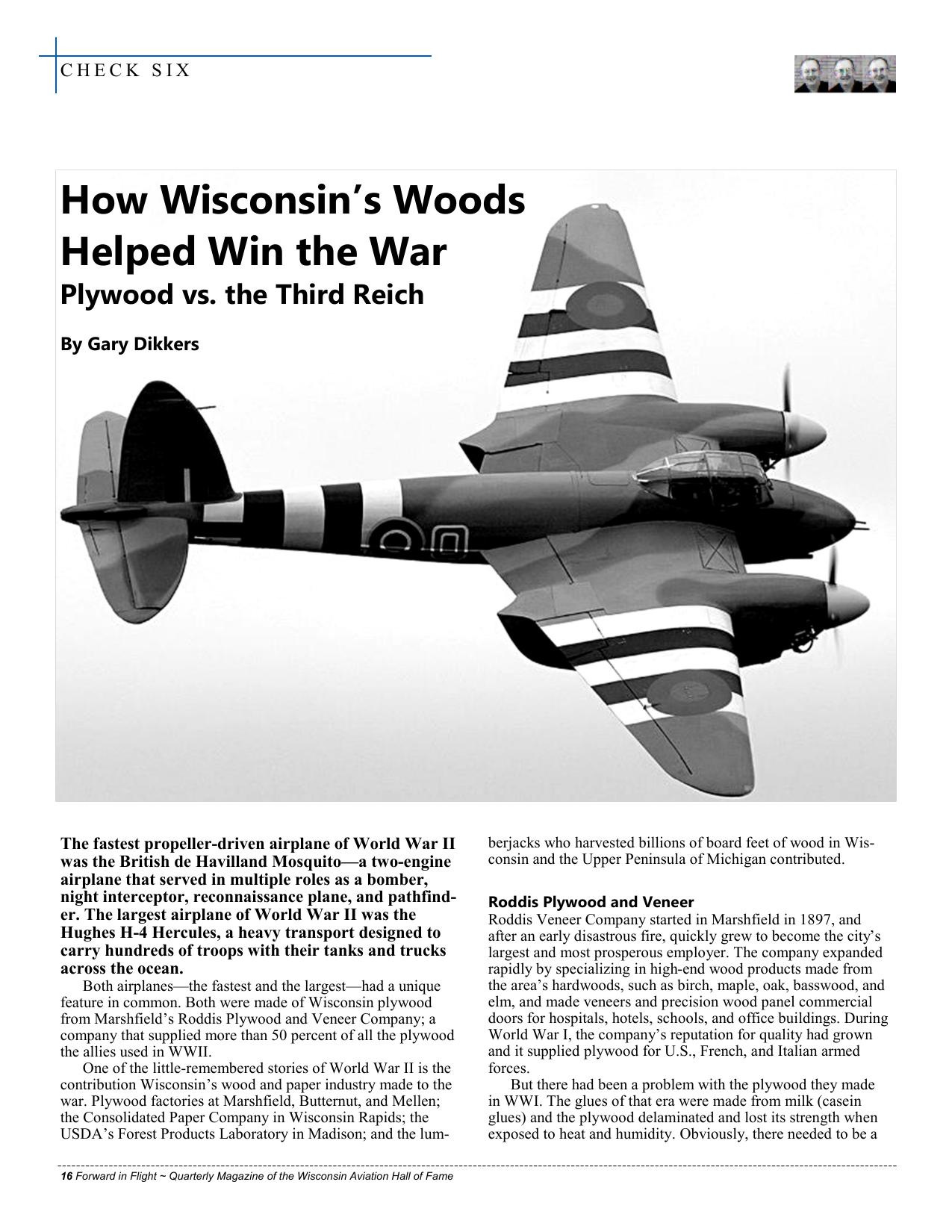 Forward in Flight - Spring 2010 -  Page16